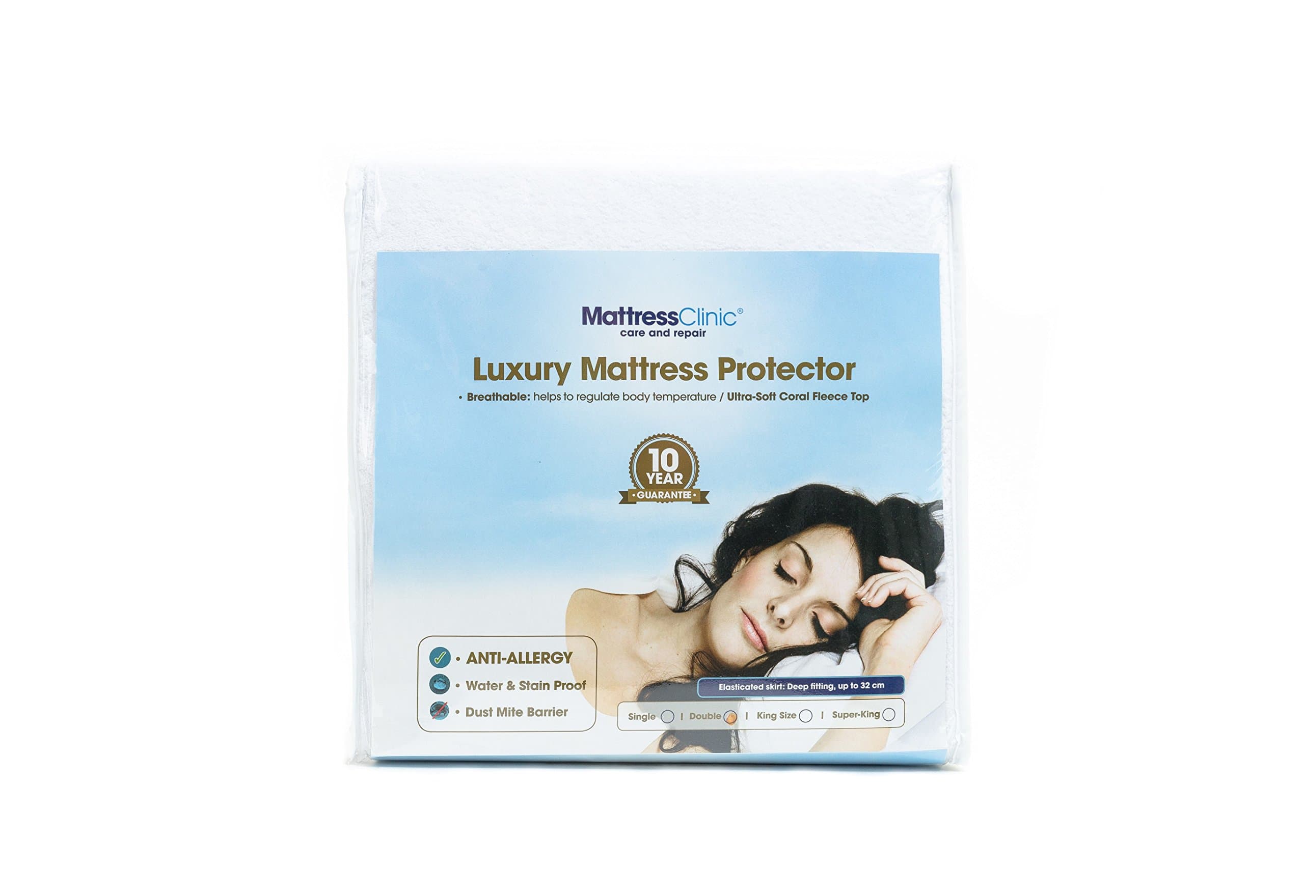Ultra-Soft, Luxury Mattress Protector | All Bed Sizes Available (Single, Double, King, Super King) | Waterproof, Stain proof, Absorbent, Breathable & Machine Washable, Anti Allergy Topper protects from Bed Wetting, Bed Bugs (King)