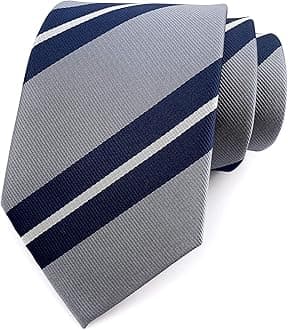 Secdtie Men's Modern Stripe Ties Woven Pattern Business Formal Designer Wedding Neckties