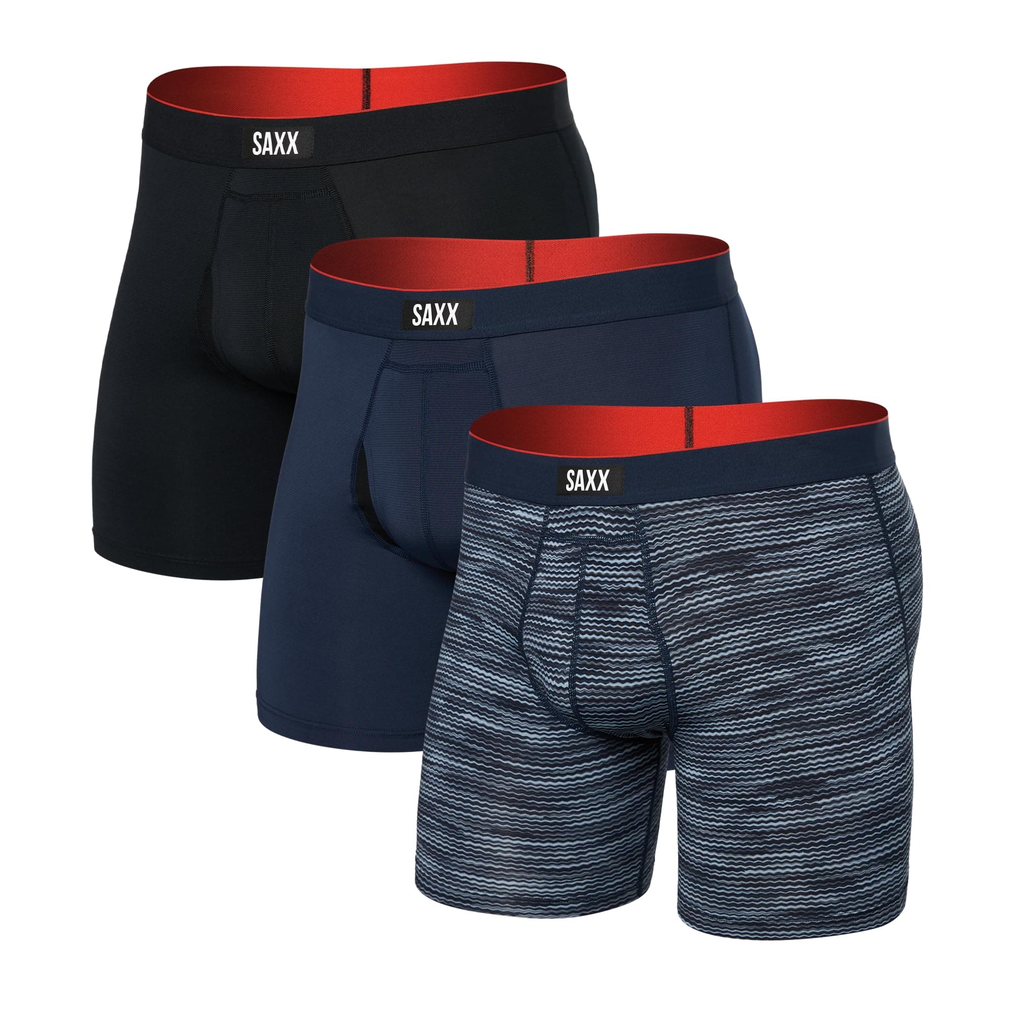 - Men's Multi-Sport Mesh Boxer Brief Fly 3-Pack
