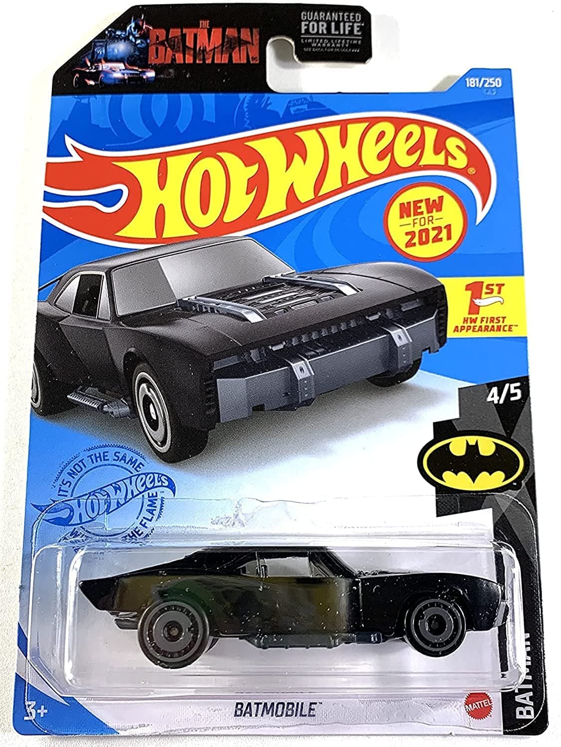 Hot Wheels Batmobile - Black, 181/250