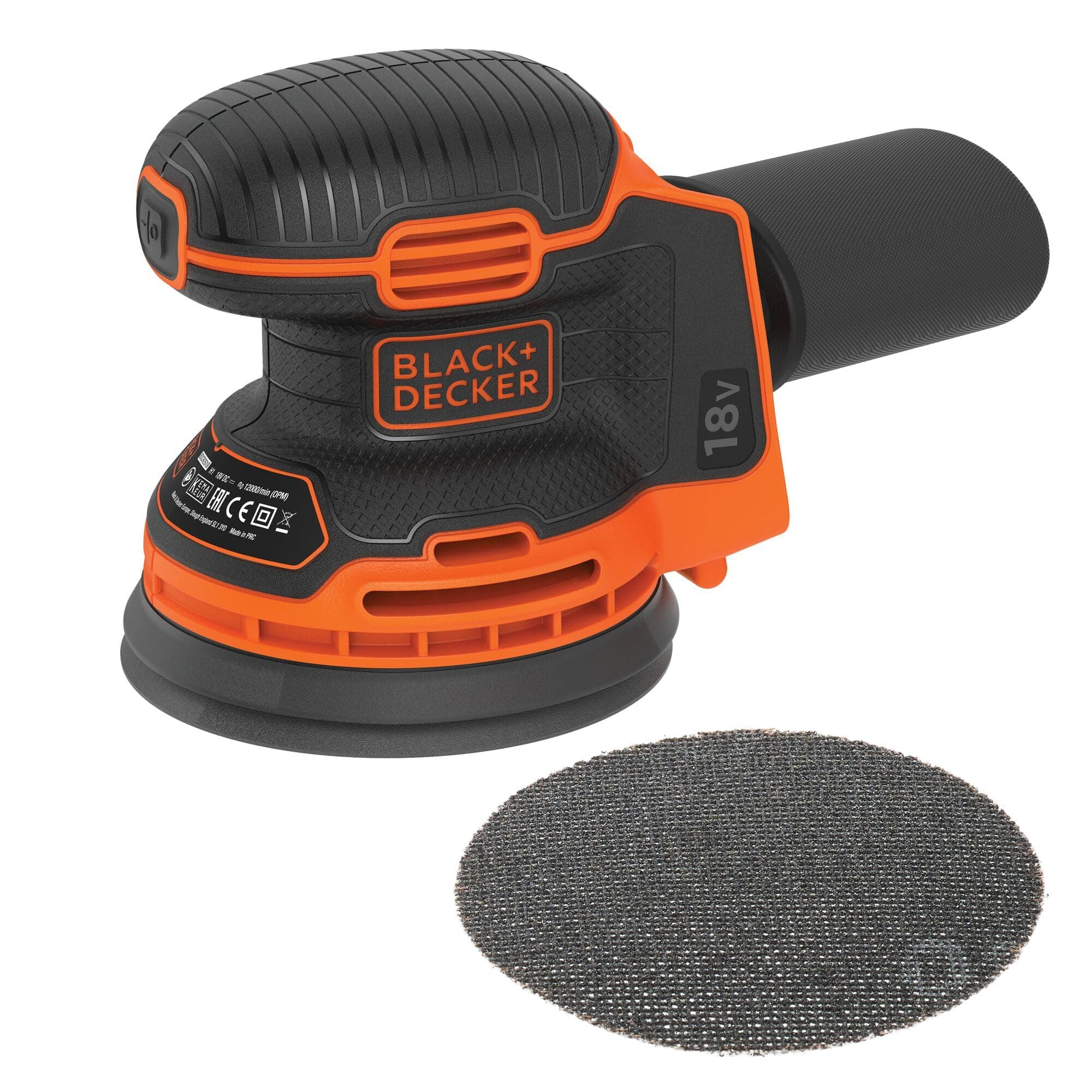 Cordless Random Orbit Sander 18V Bare Unit (Battery not Included). BDCROS18N-XJ