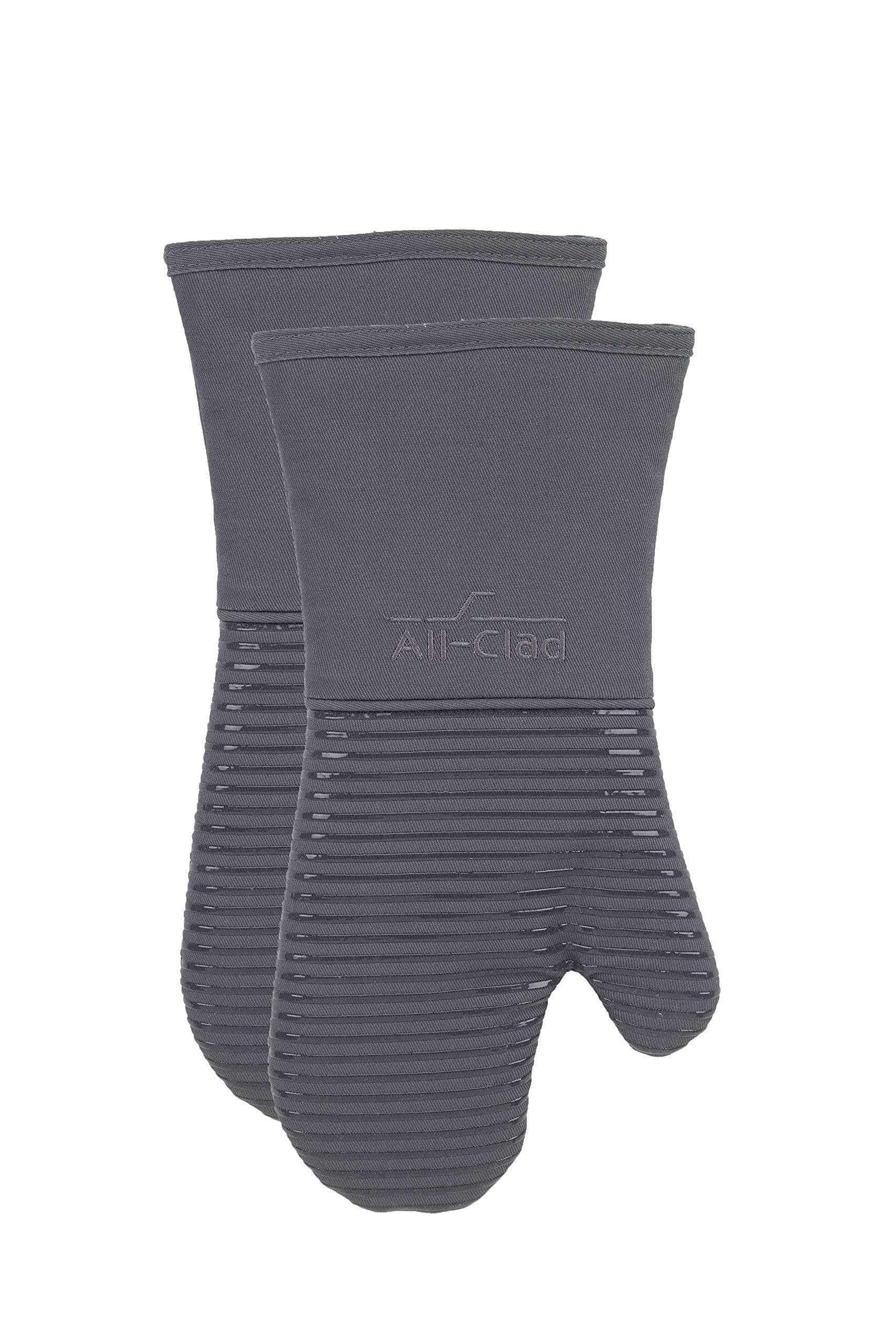All-CladTextiles Oven Mitt, 2 Pack, Pewter