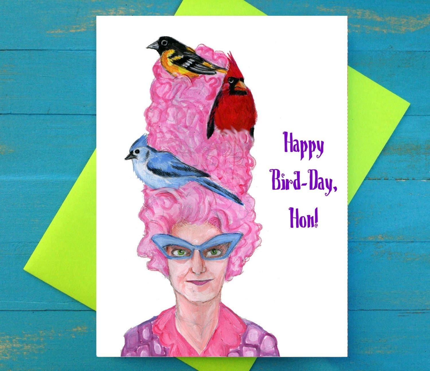 Happy Bird Day greeting card