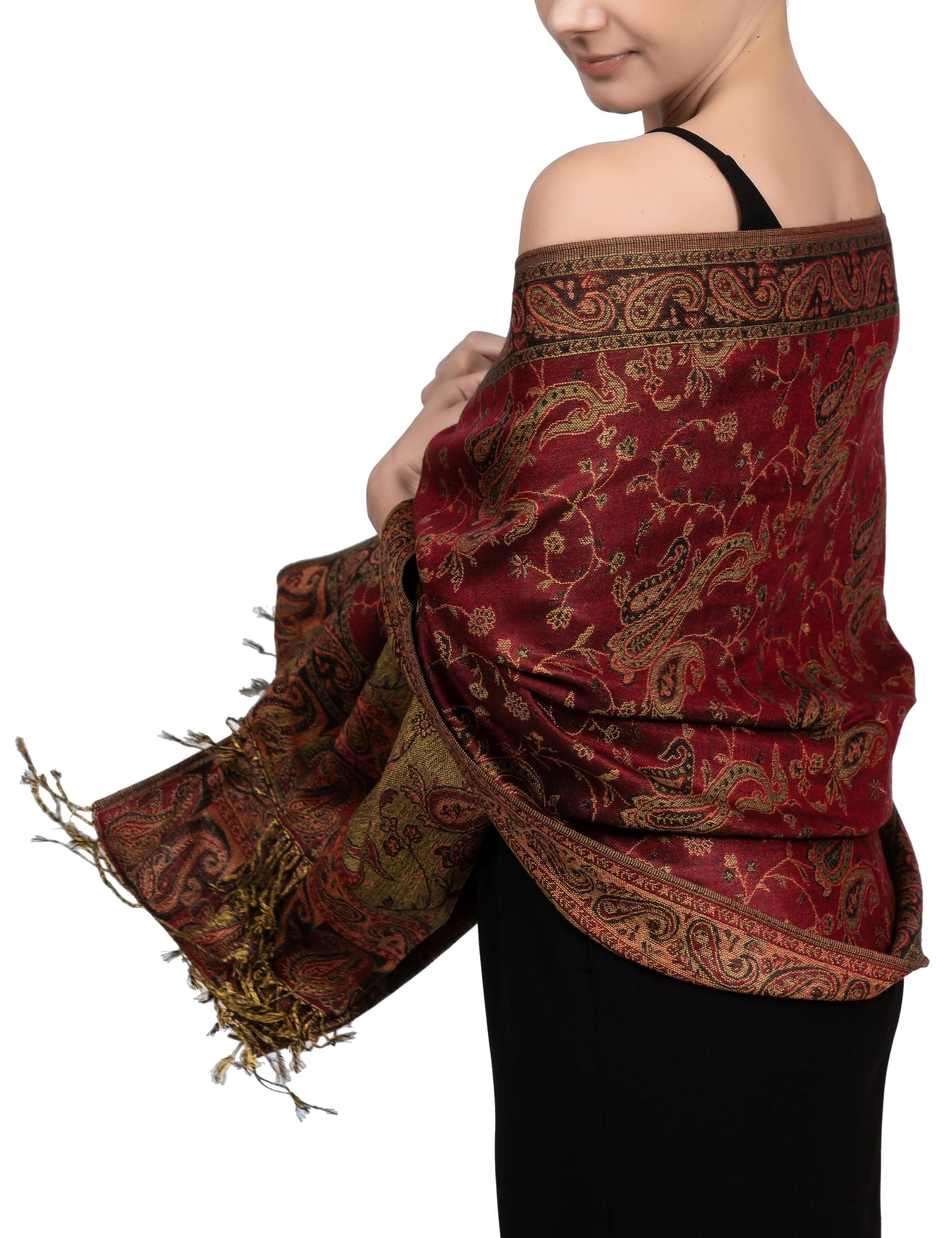 womens Bp-025 Pashmina Shawl