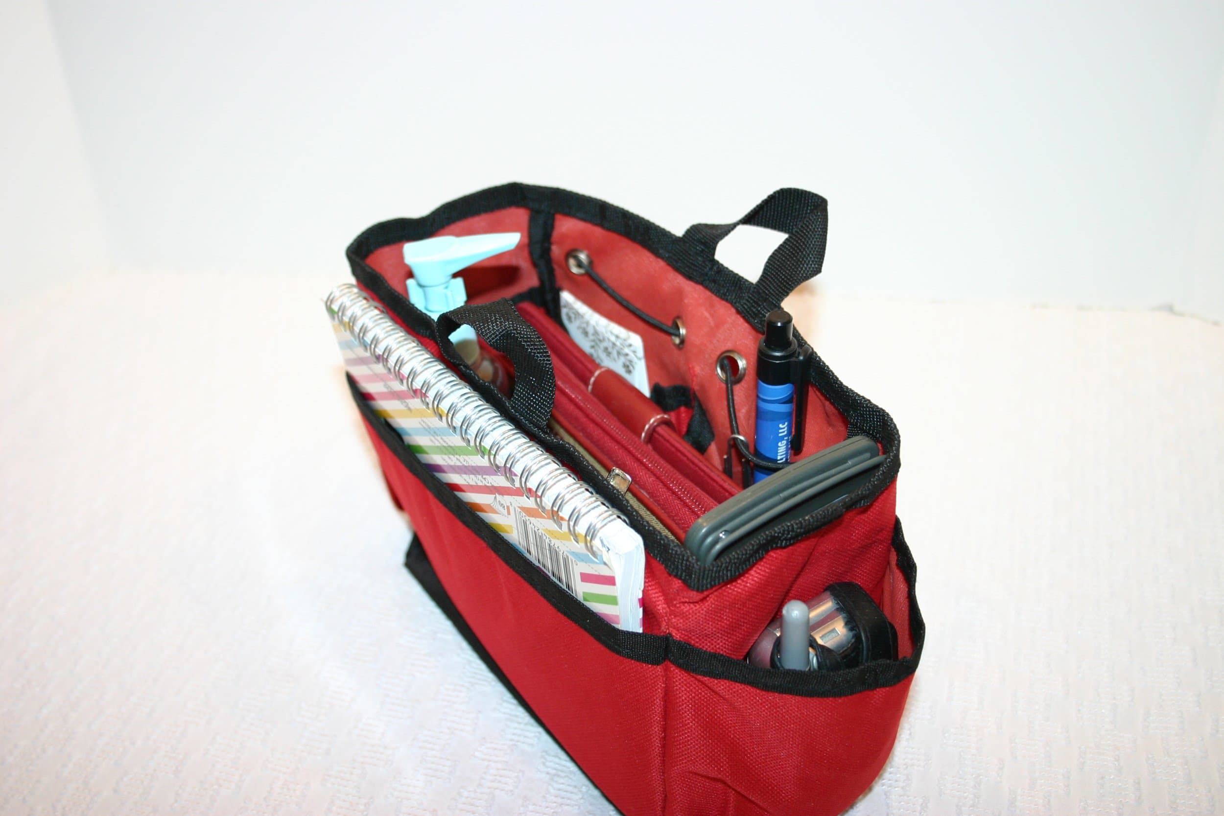 KWIKI Purse Insert Organizer RED MEDIUM by BagnBasket