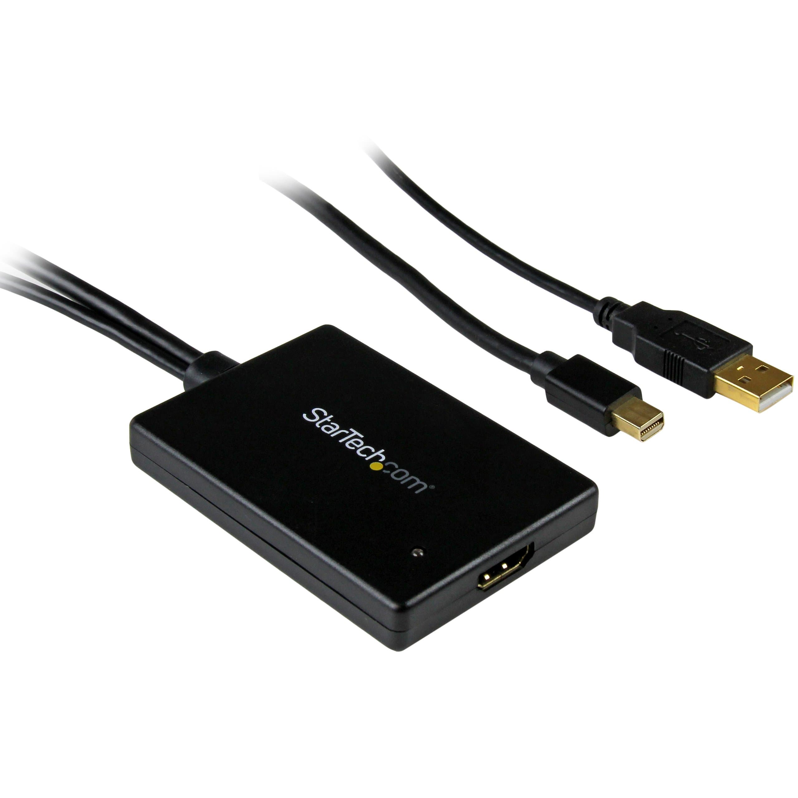 com Mini DisplayPort to HDMI Adapter with USB Audio - Mini DP to HDMI (MDP2HDMIUSBA)
