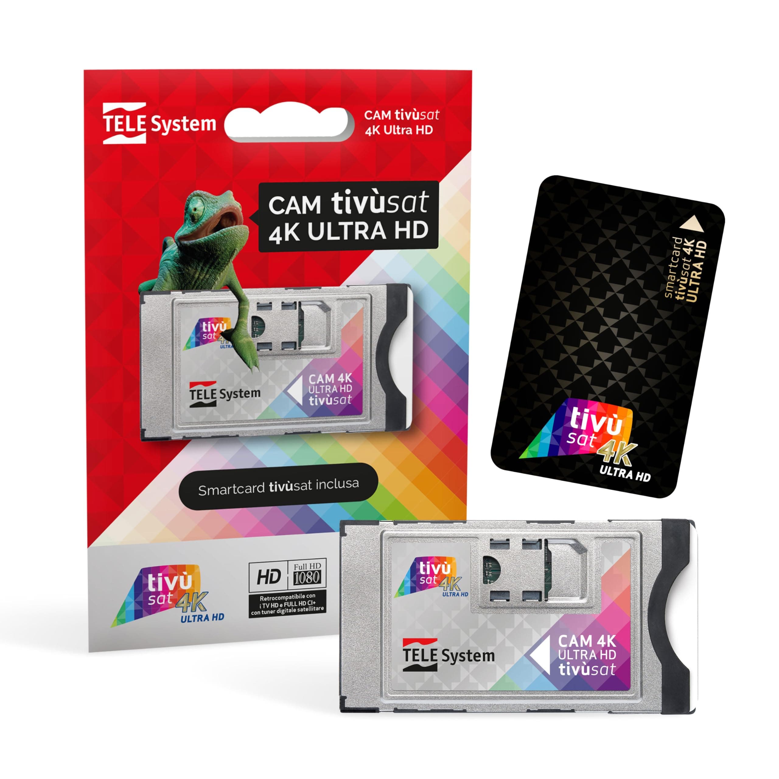 TELE System CAM tivùsat 4K Ultra HD Conditional Access Module (CAM)