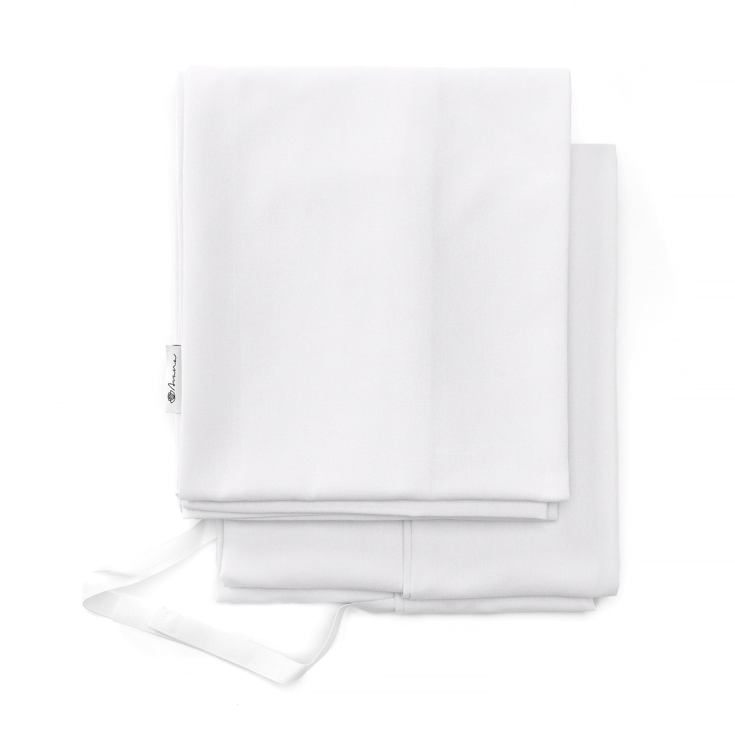 Covers for Avana Mattress Elevator - Queen Size, Covers ONLY, Poly/Cotton, White