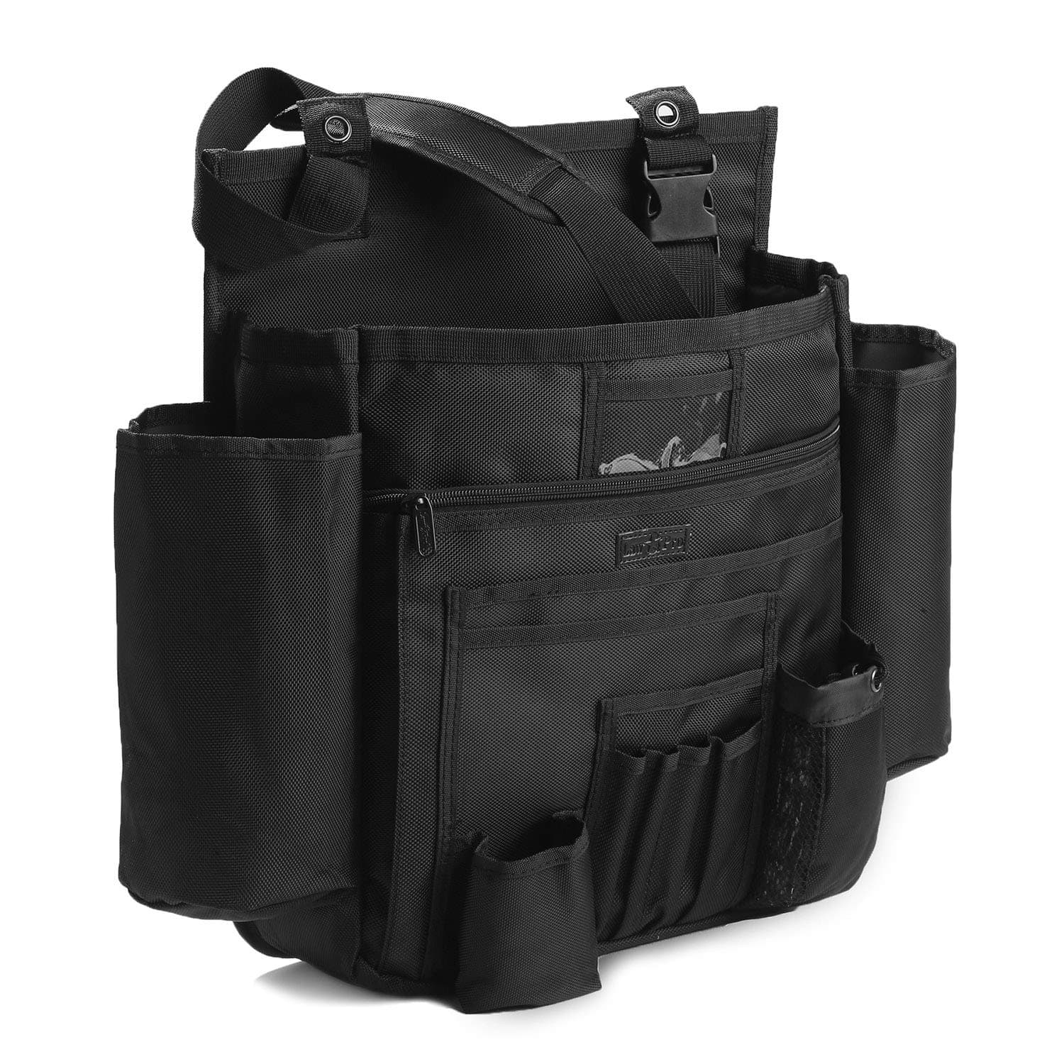 LawPro Adjustable Car Seat Organizer – Quick Carry Strap – Front or Back of Seat Mount – Portable – Durable – Reliable – Affordable – Adjustable – Easy to Use