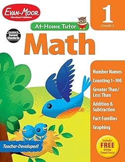 At Home Tutor Math, Grade 1
