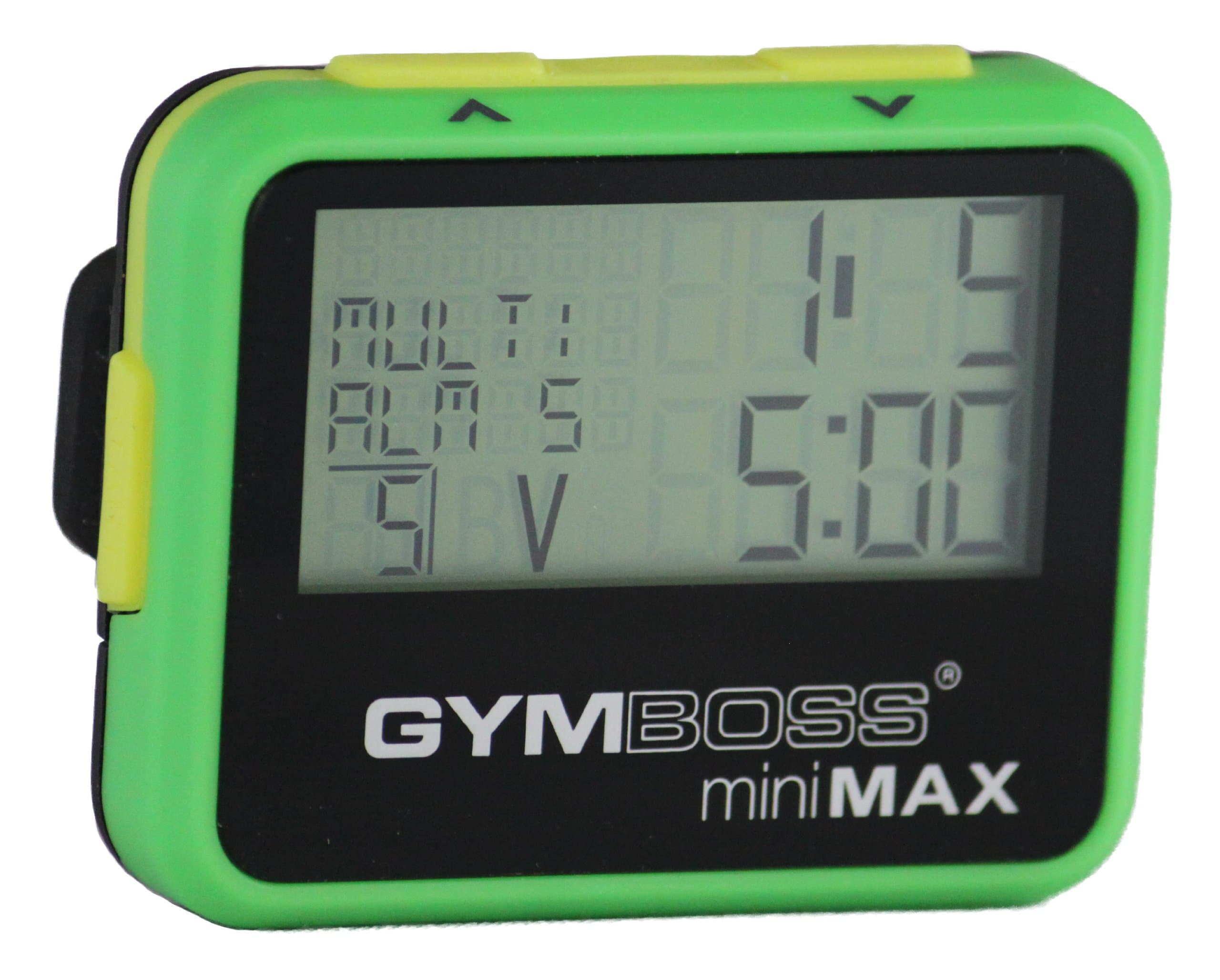 miniMAX Interval Timer and Stopwatch - GREEN/YELLOW SOFTCOAT