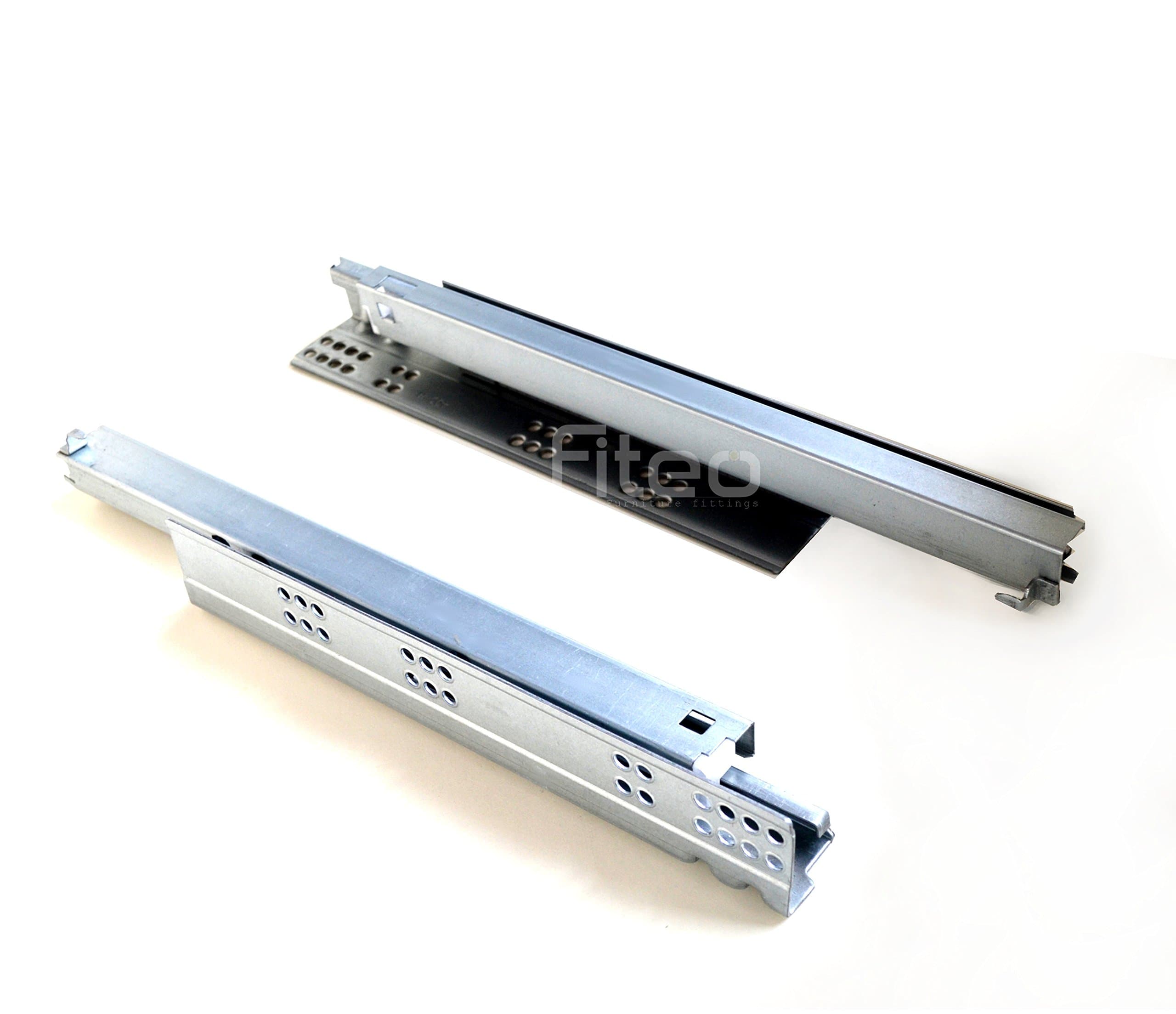 1 Pair x Soft Close Undermounting Full Extension Runners / Slides (1 Pair - 250mm)