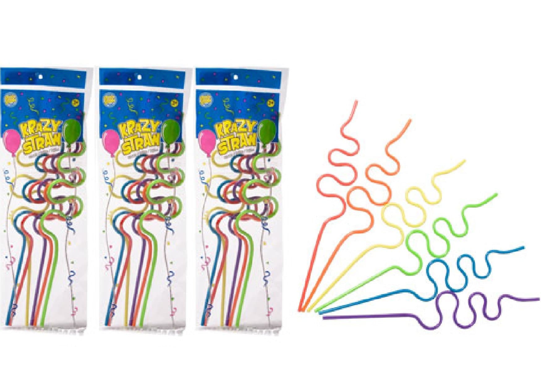 Krazy Straws 18 Count