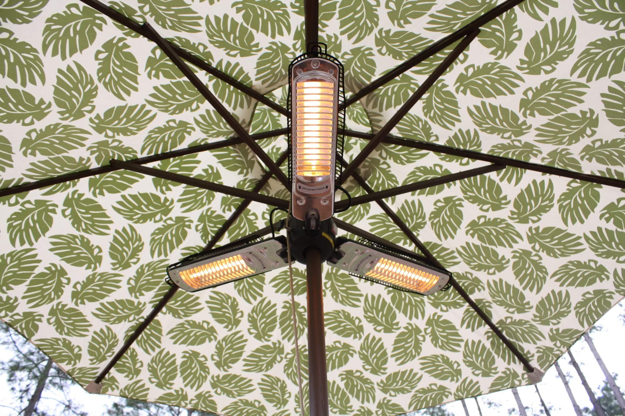 Fire Sense Umbrella Halogen Patio Heater