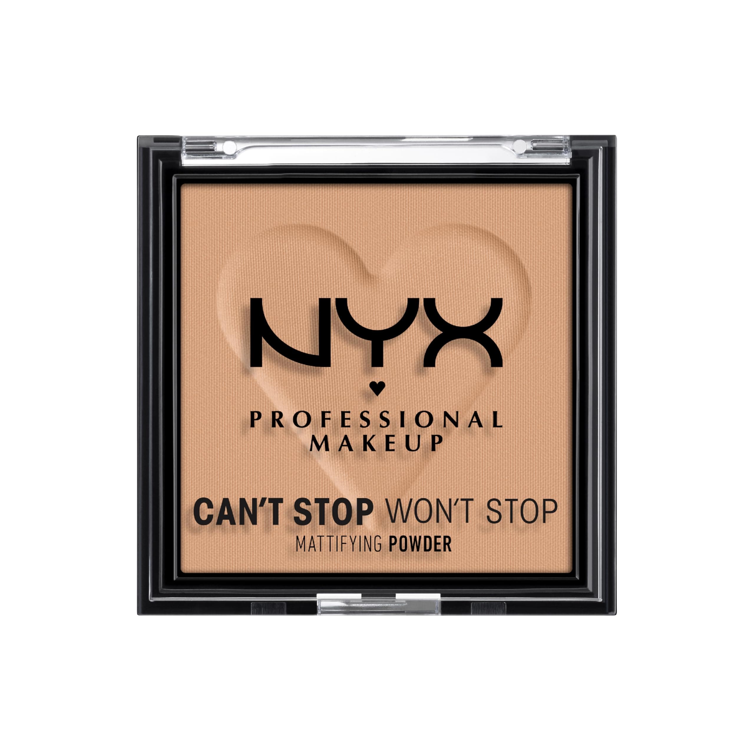 Can't Stop Won't Stop Mattifying Pressed Powder - Tan