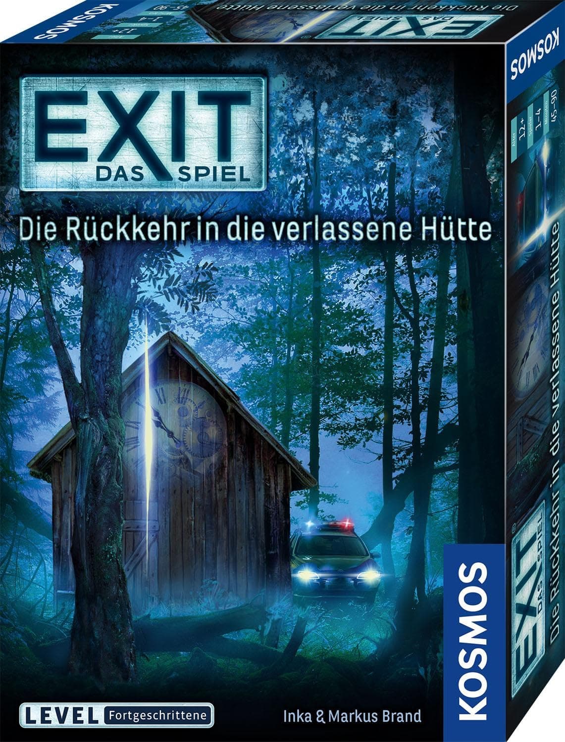 680503 EXIT® - The Game - Return to the Abandoned Hut, Level: Advanced, Escape Room Game, EXIT Game for 1-4 Players from 12 Years, Unique Board Game