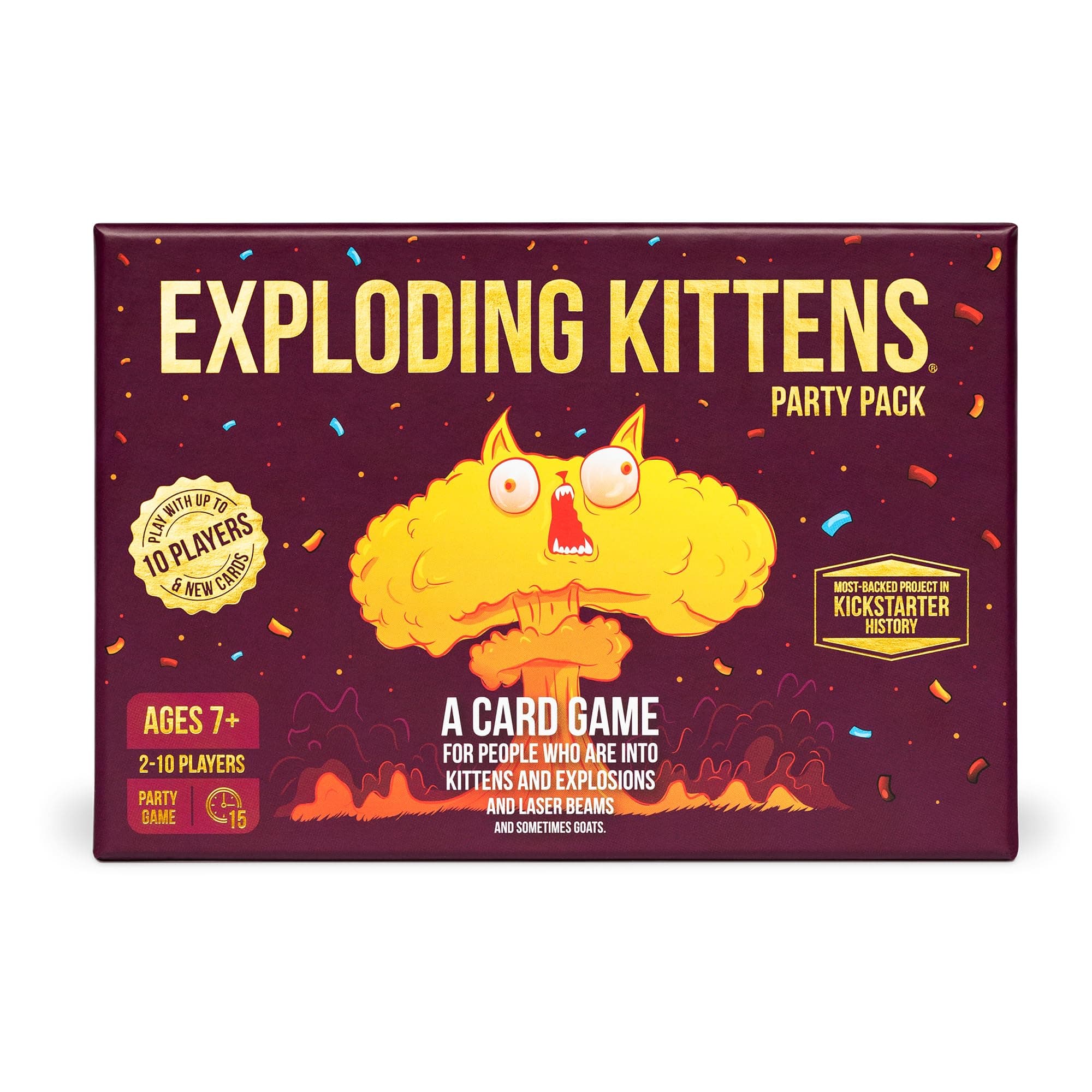 Party Pack: Play Exploding Kittens with up to 10 players!