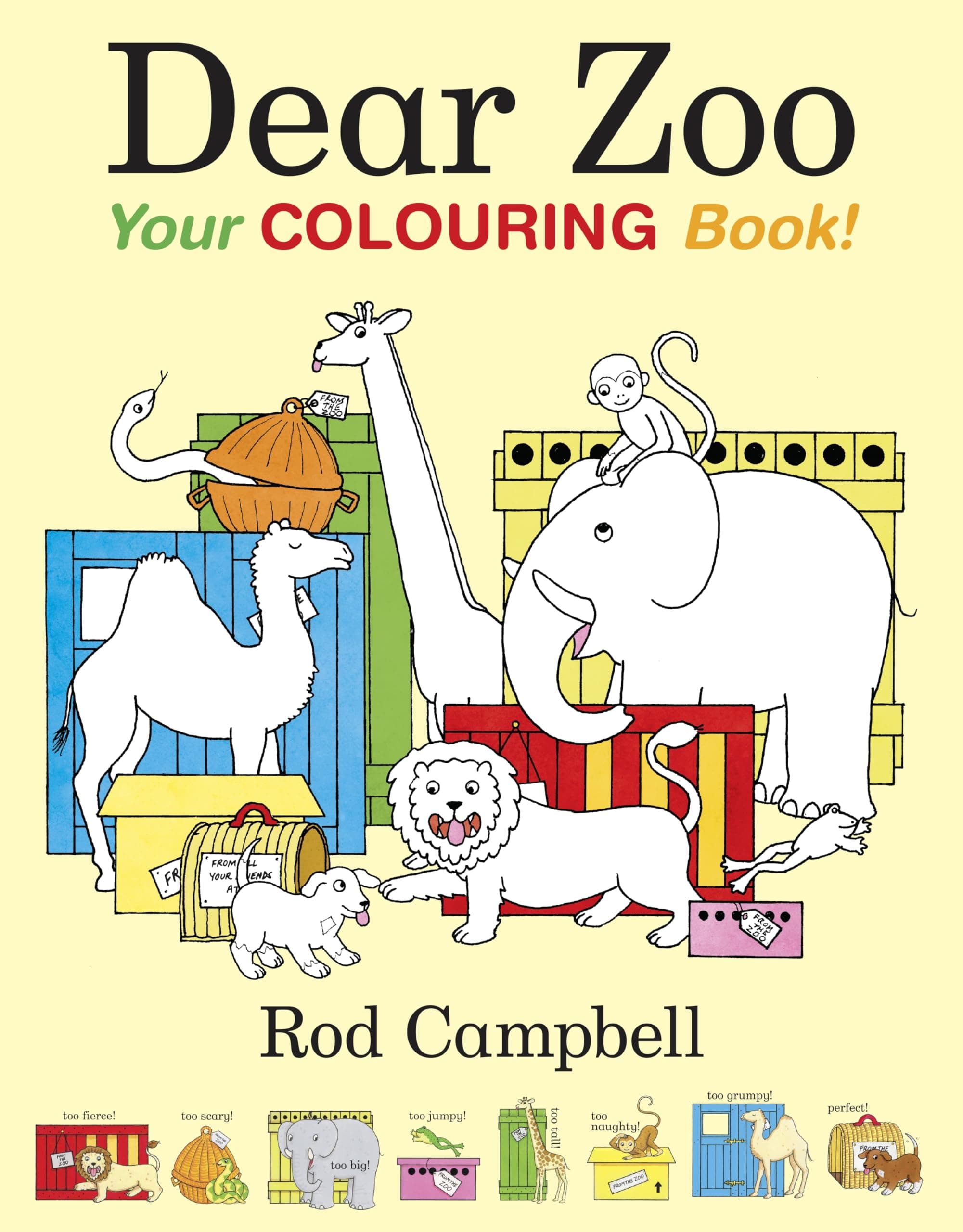 Dear Zoo: Your Colouring Book