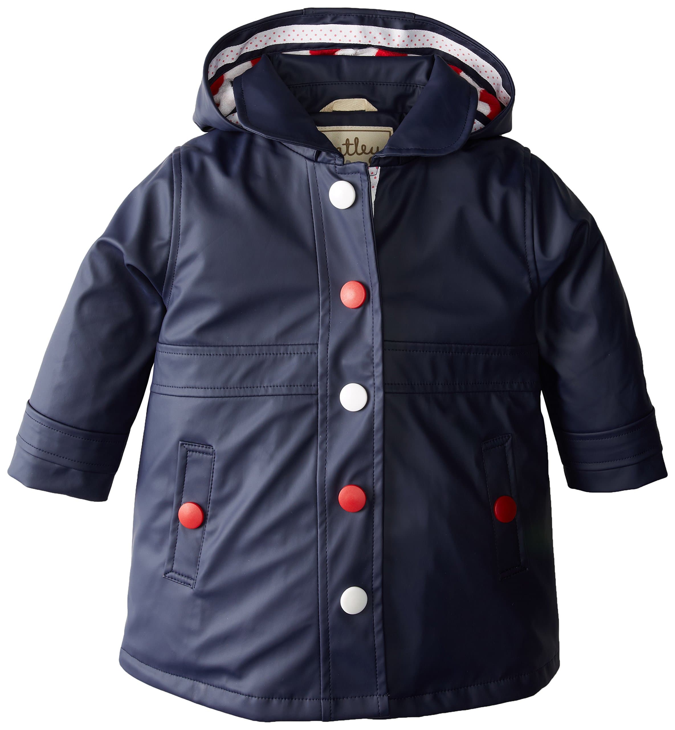 Hatley Girls' Solid Splash Jacket, Multicolor