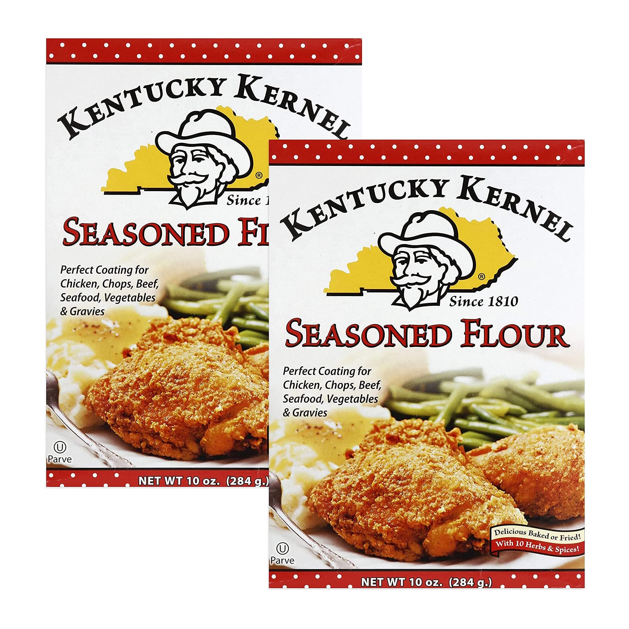 Kentucky Kernel Seasoned Flour, 10 Ounce (2-Pack)