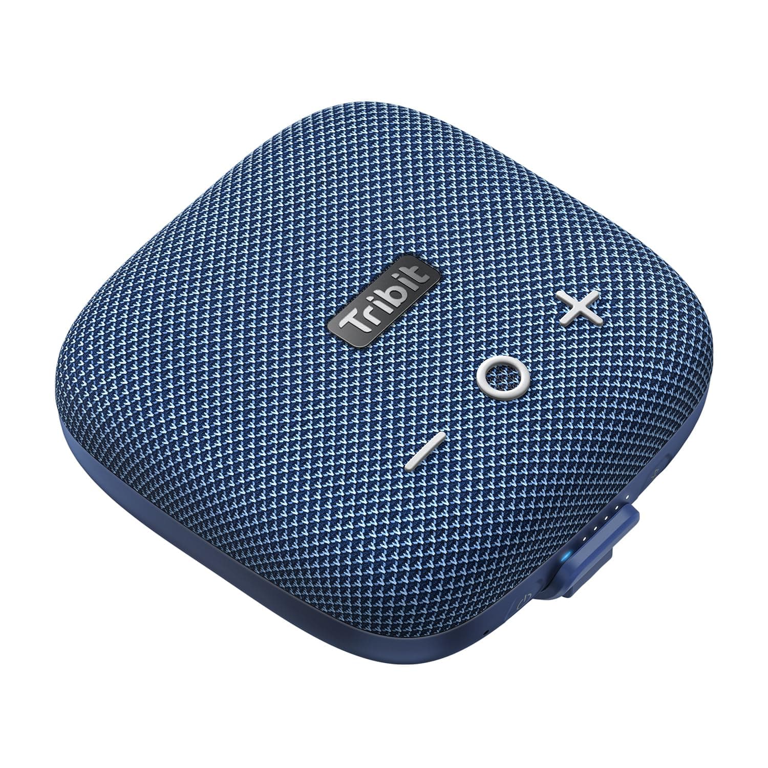StormBox Micro 2 Portable Bluetooth Speaker: 90dB Loud Sound Deep Bass IP67 Waterproof Built-in Strap BT 5.3 Small Speaker, 12H Playtime for Outdoor/Camping/Biking, 120ft Bluetooth Range(Blue)