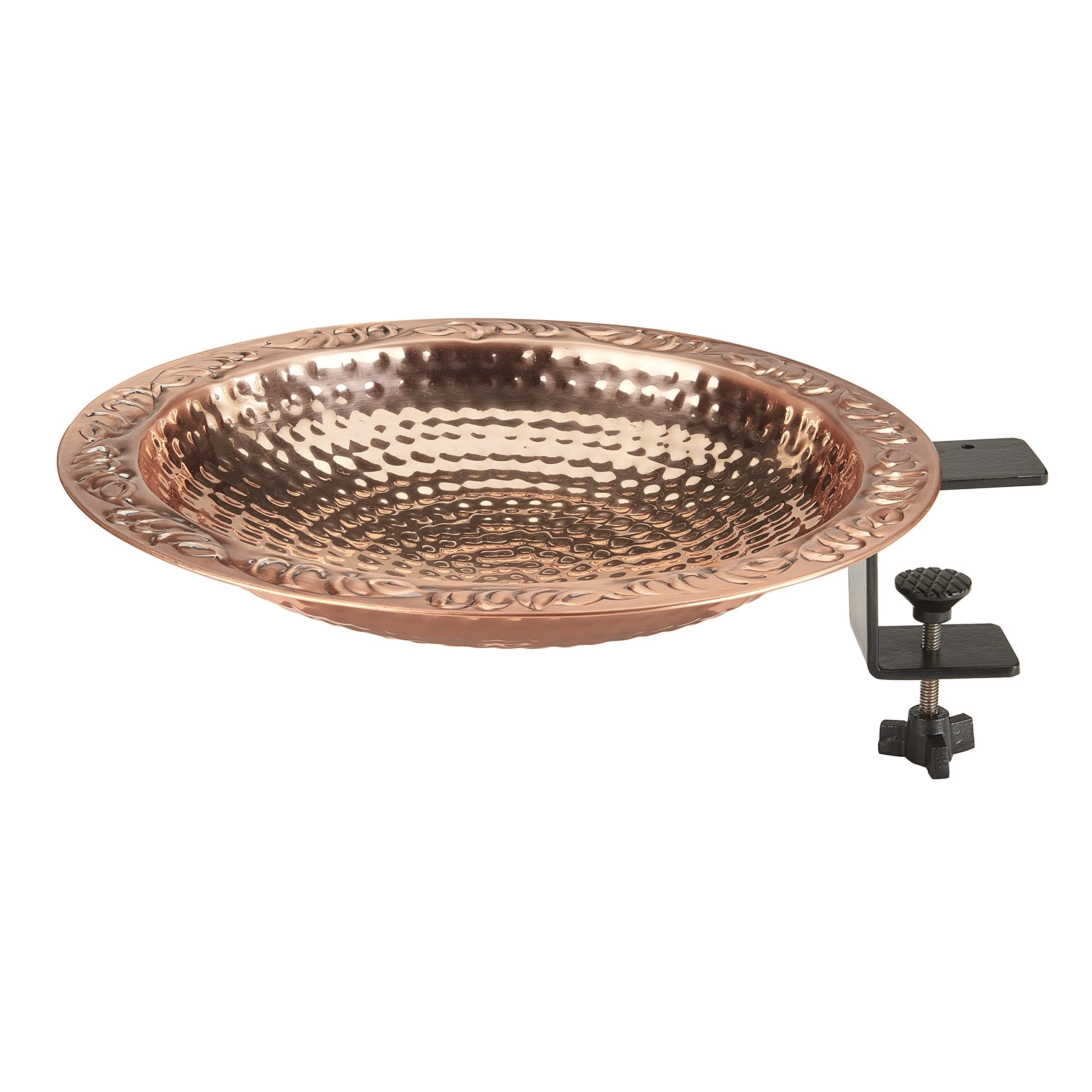 Good Directions BBD Pure Copper 13.5" Deck Mount Bird Bath Birdbath