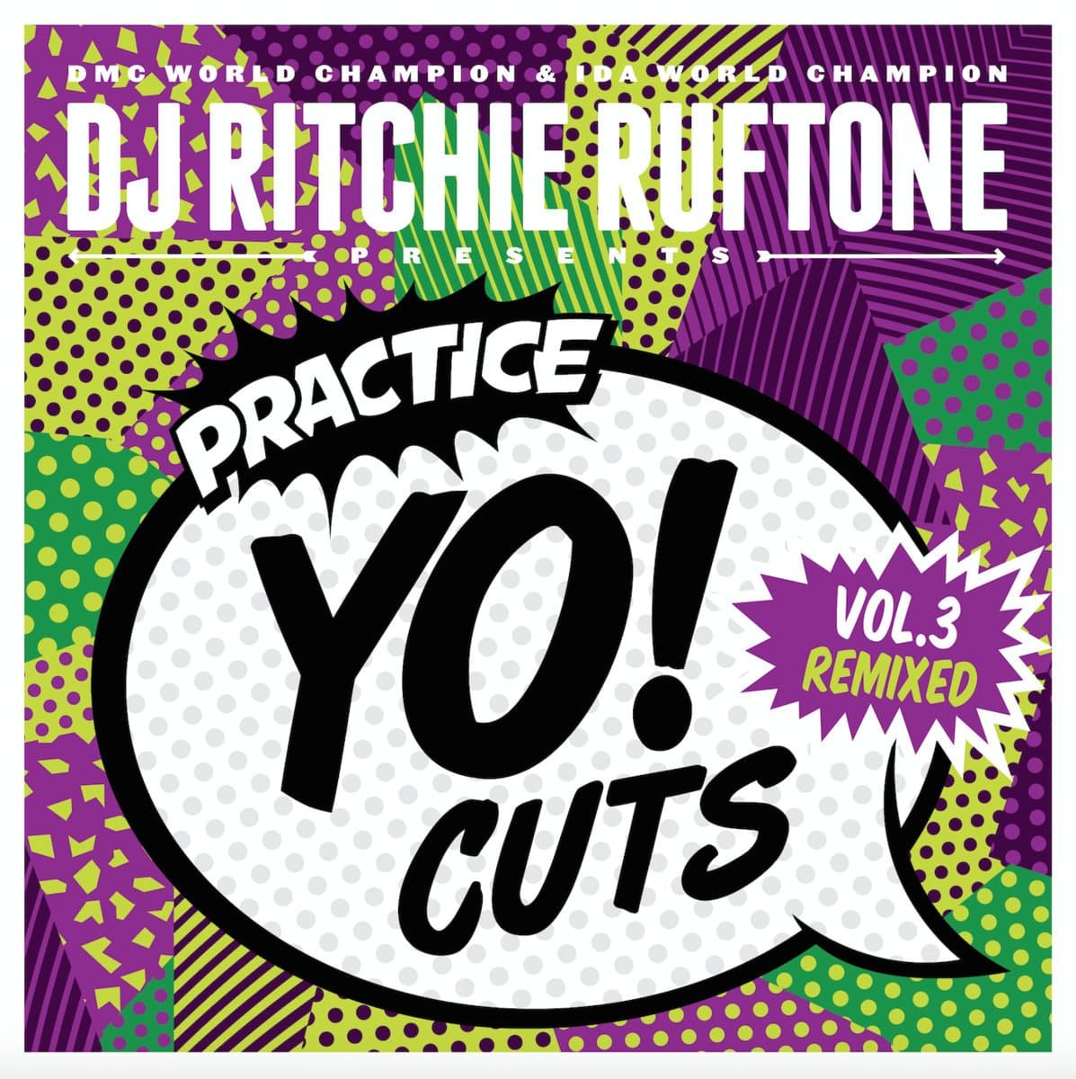 Practice Yo Cuts Vol 3 Remixed 7" Black Vinyl