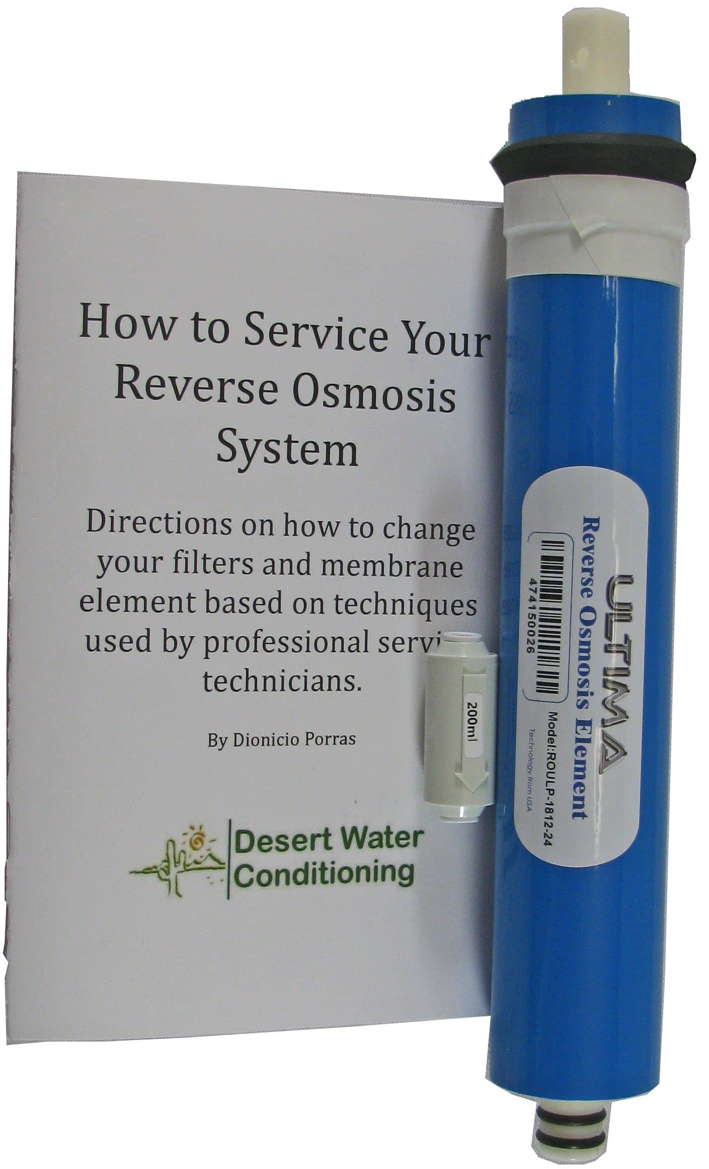 Reverse Osmosis Membrane 24 GPD, Replacement for Ultima 5, 6, 7, 7000 Systems, Reduces TDS Up to 95%