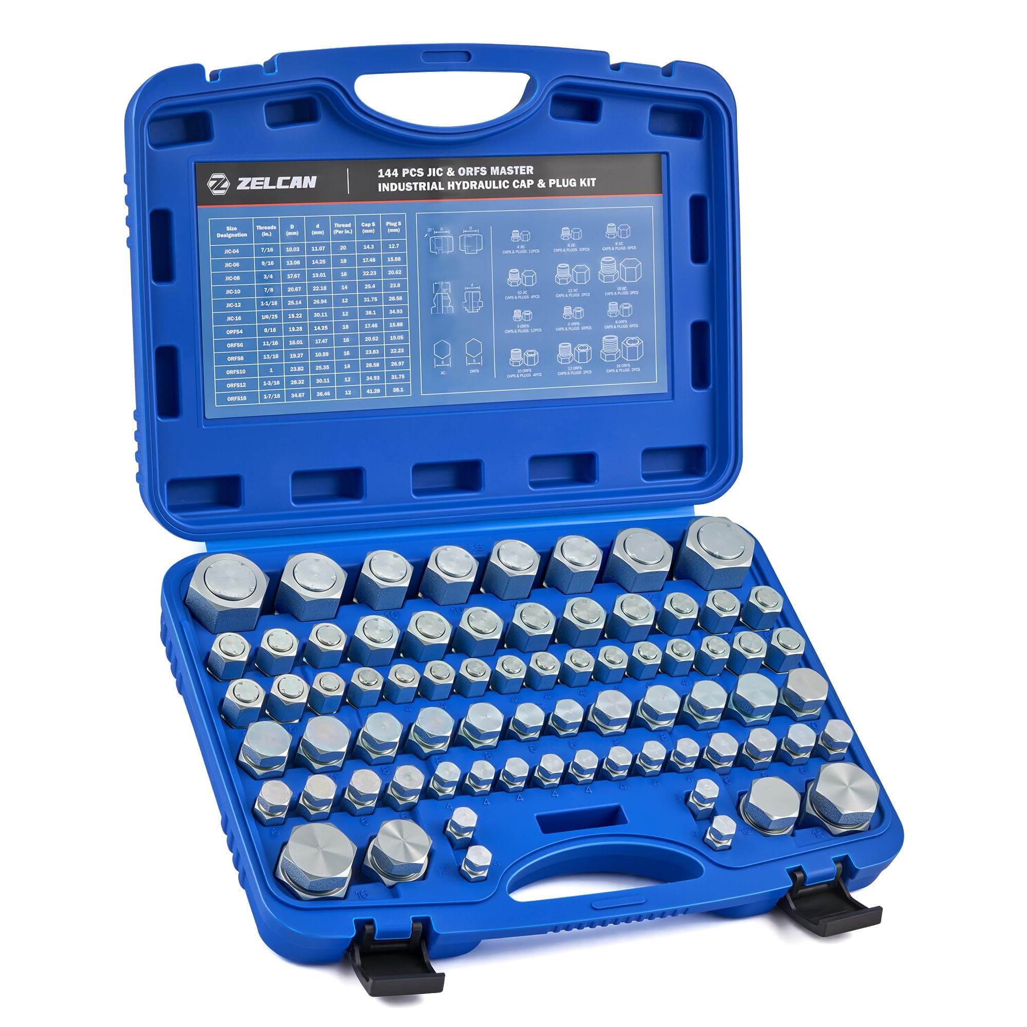 JIC&ORFS Cap and Plug Kit