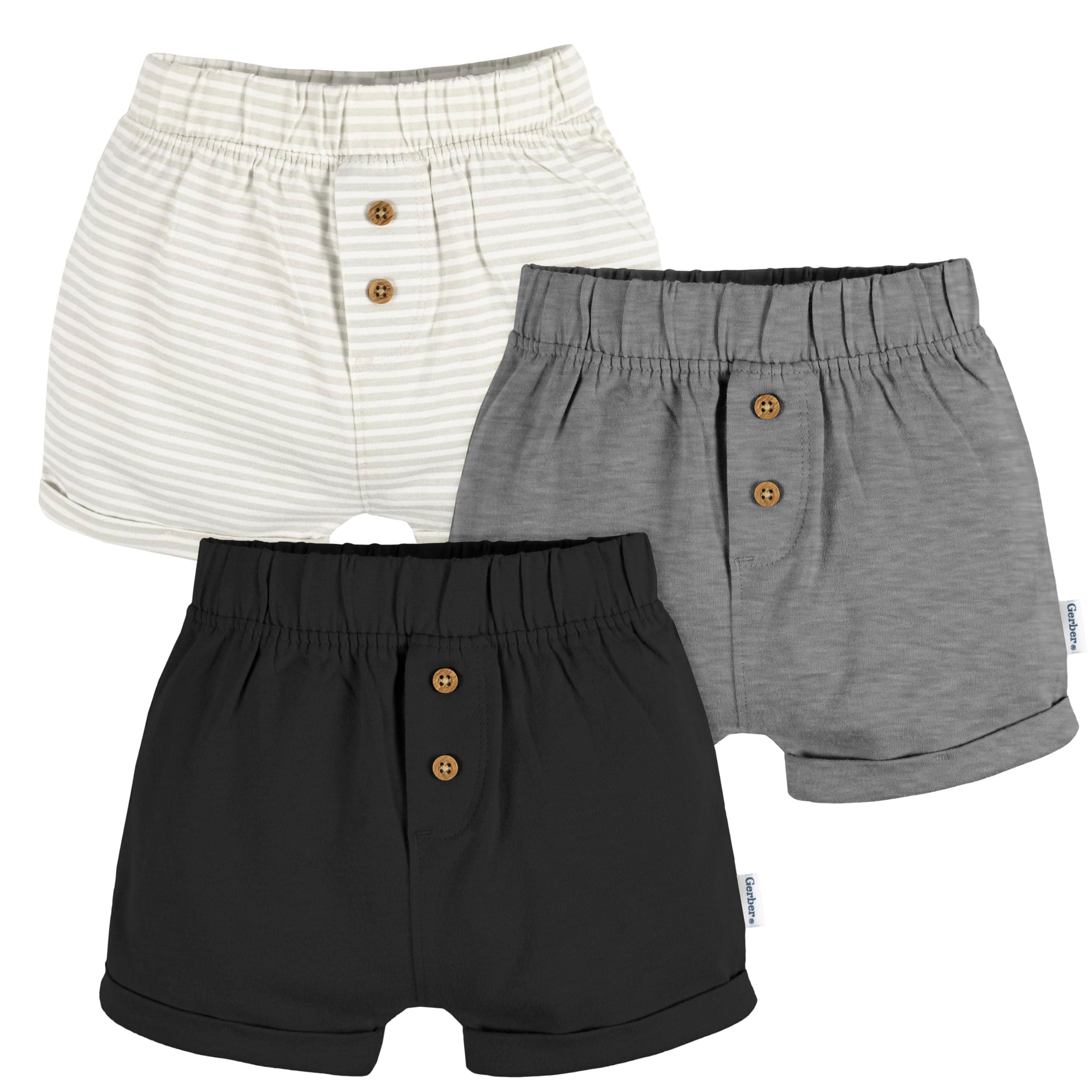 Baby 3-Pack Knit Shorts