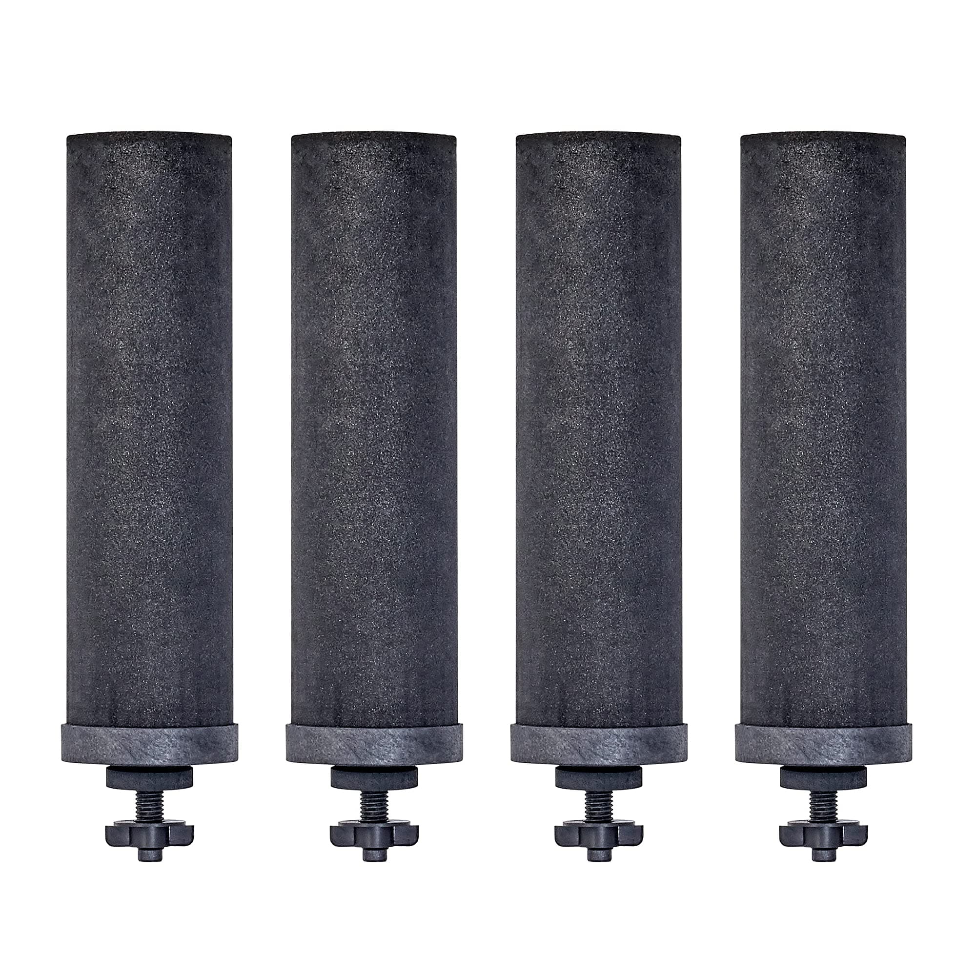 Authentic Black Berkey Elements BB9-2 Filters for Berkey Water Systems (Set of 4 Black Berkey Elements)