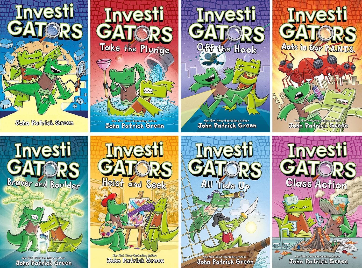 InvestiGators Comic 8-book Set by John Patrick Green