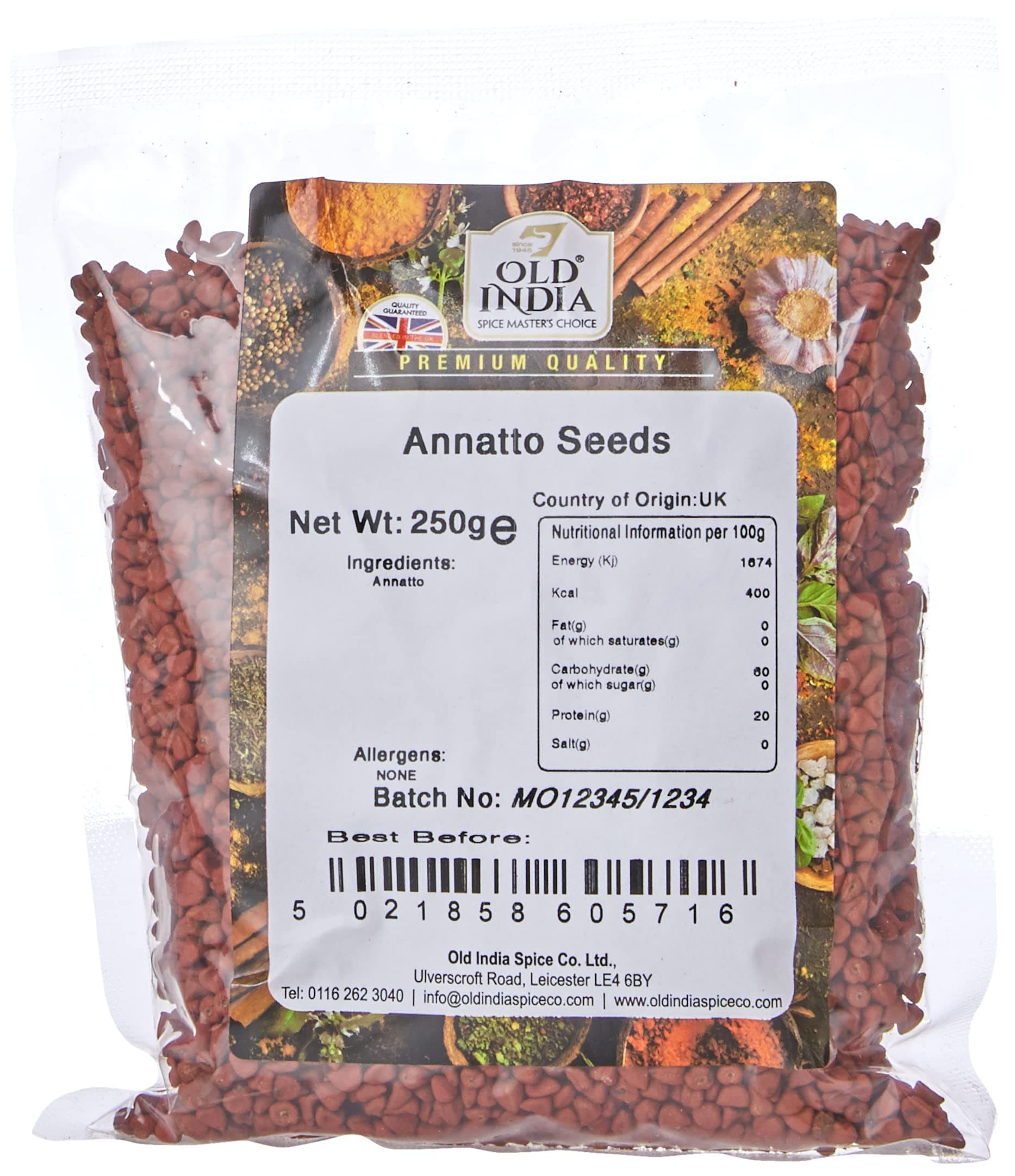 Annatto Seeds 250g