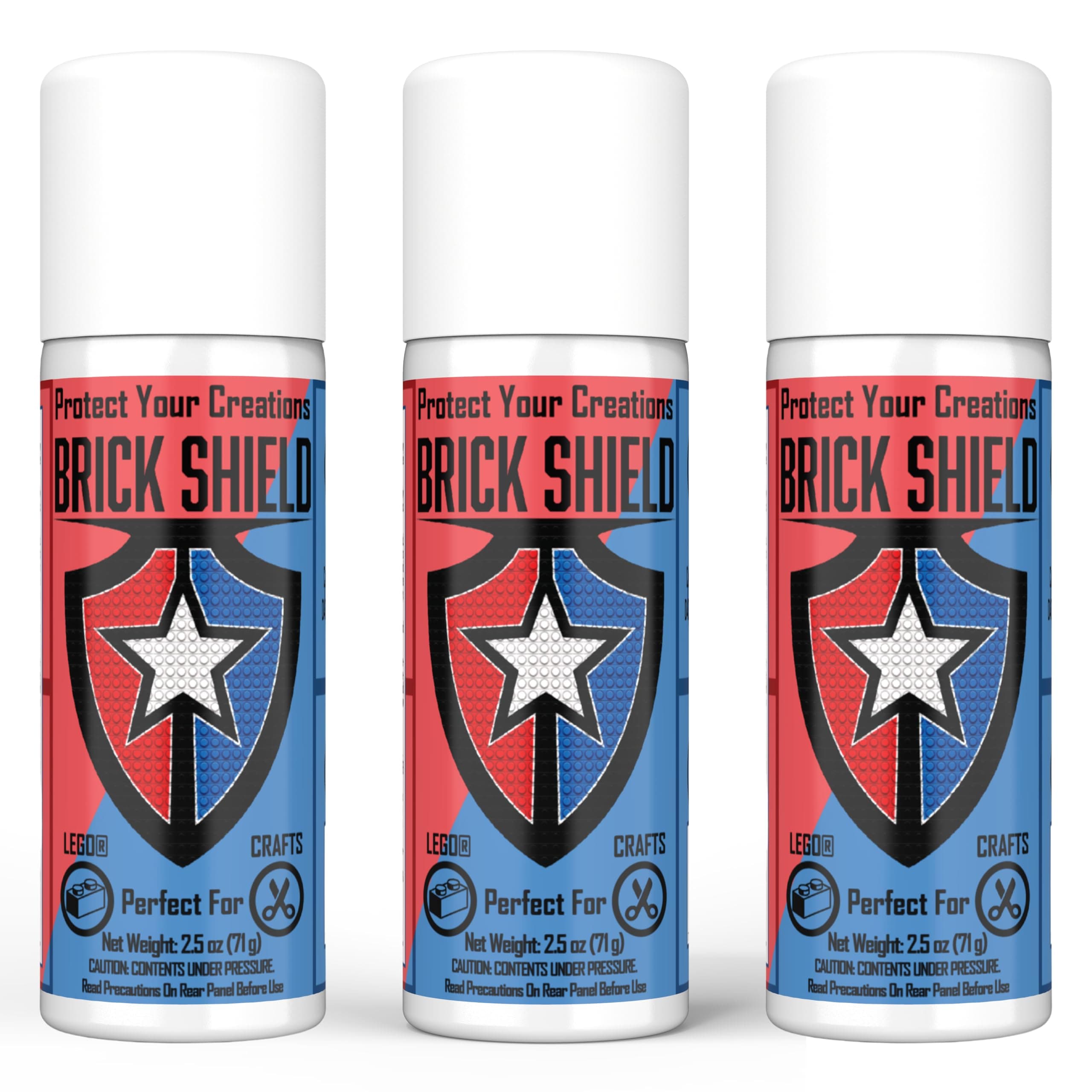 Plastic Glue Spray (3 Pack) - Temporary Glue for s, Blocks, and More. Non-Toxic! Made in USA! …