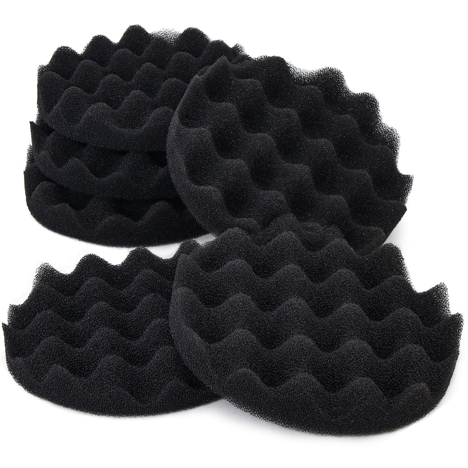 Bio-Foam Filter Pads Compatible with Fluval FX4 FX5 and FX6 Filters (Pack of 6)