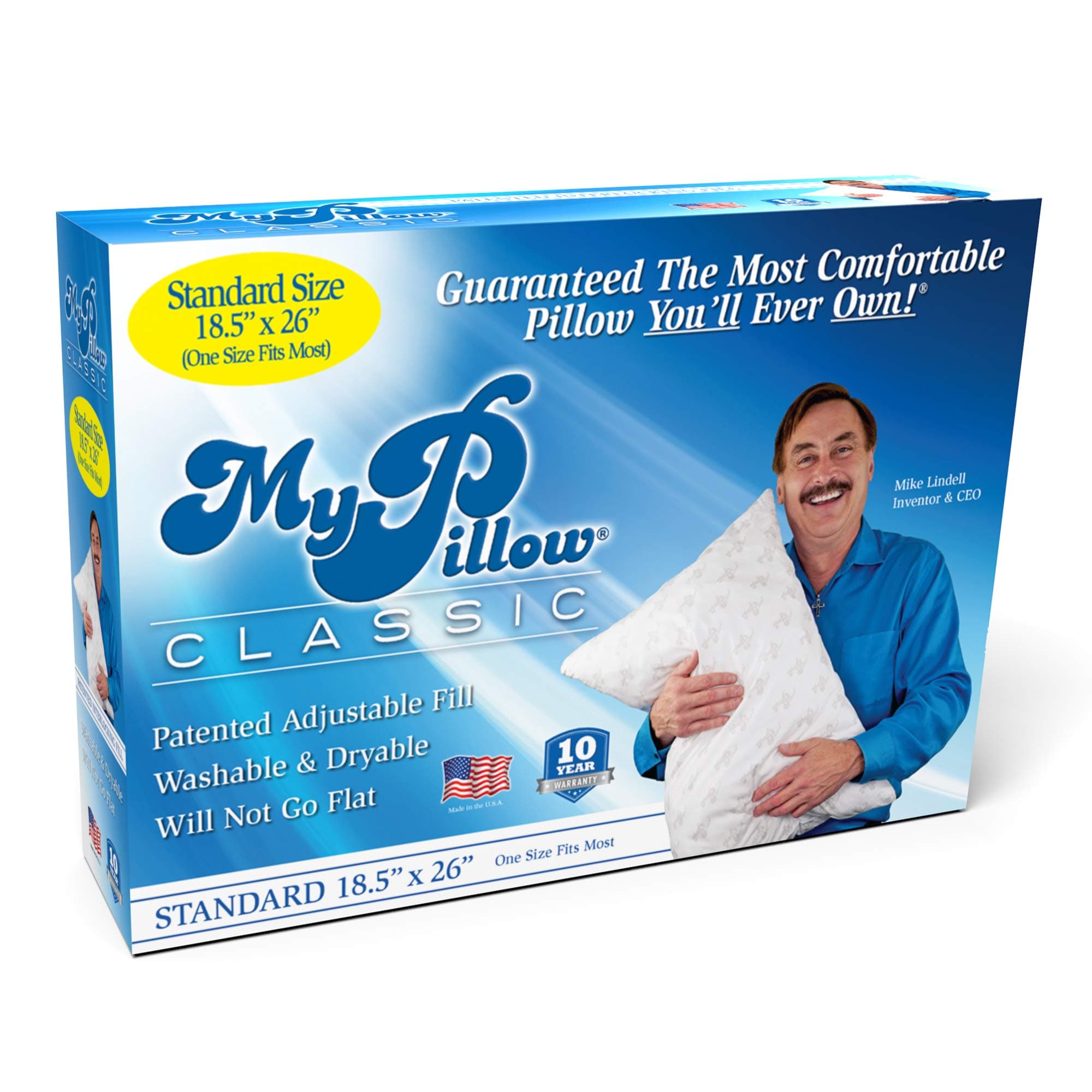 MyPillow Classic Bed Pillow [Standard, Medium]