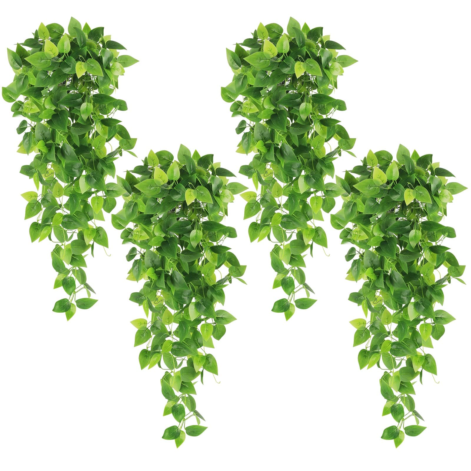 4pcs Artificial Hanging Plants Ivy Vine