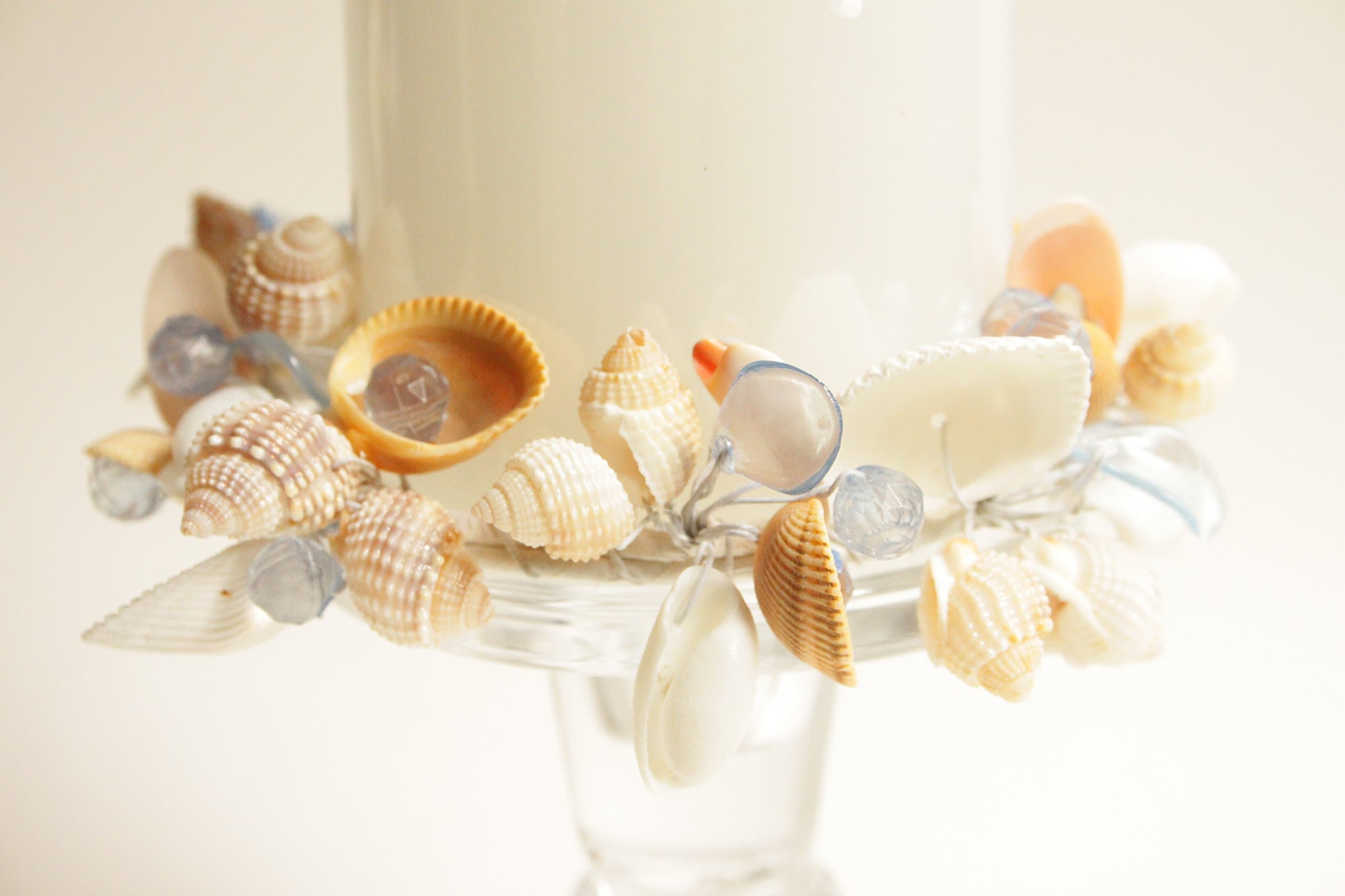 Sea Shell 12 cm Candle Ring -Natural (large) Suitable for a 3" Pillar candle