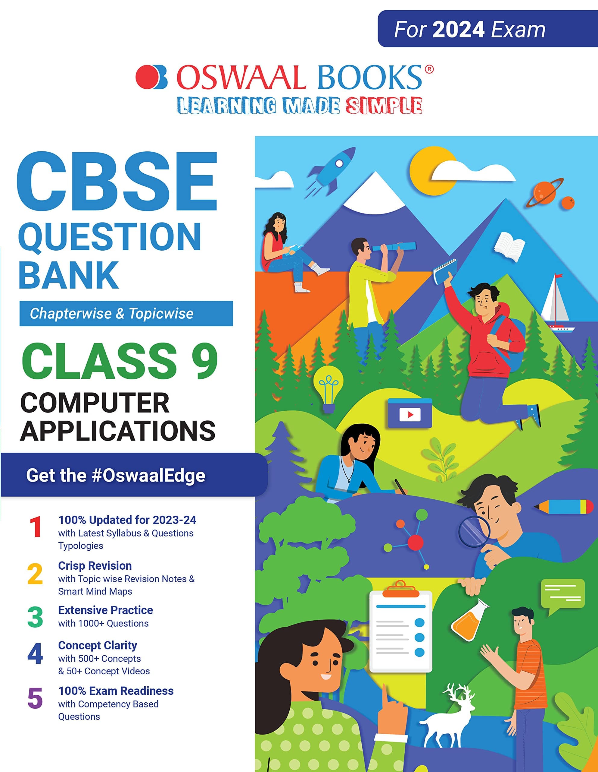 Oswaal CBSE Chapterwise & Topicwise Question Bank Class 9 Mathematics Book (For 2023-24 Exam)