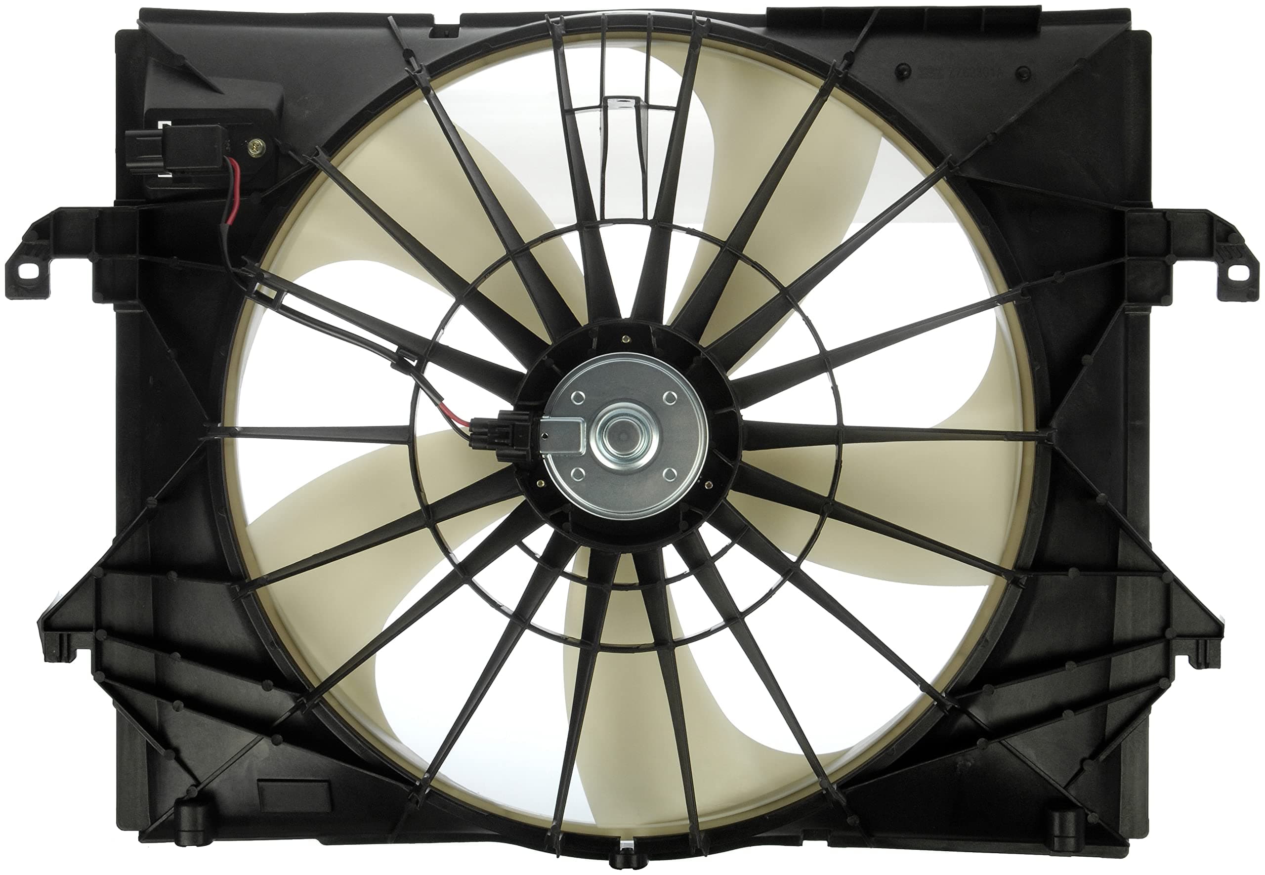 Dorman Engine Cooling Fan Assembly, 35.5" L x 35.5" W x 25" H, 150W, 12V, Compatible with Radiator, Automotive Engine Cooling Fans