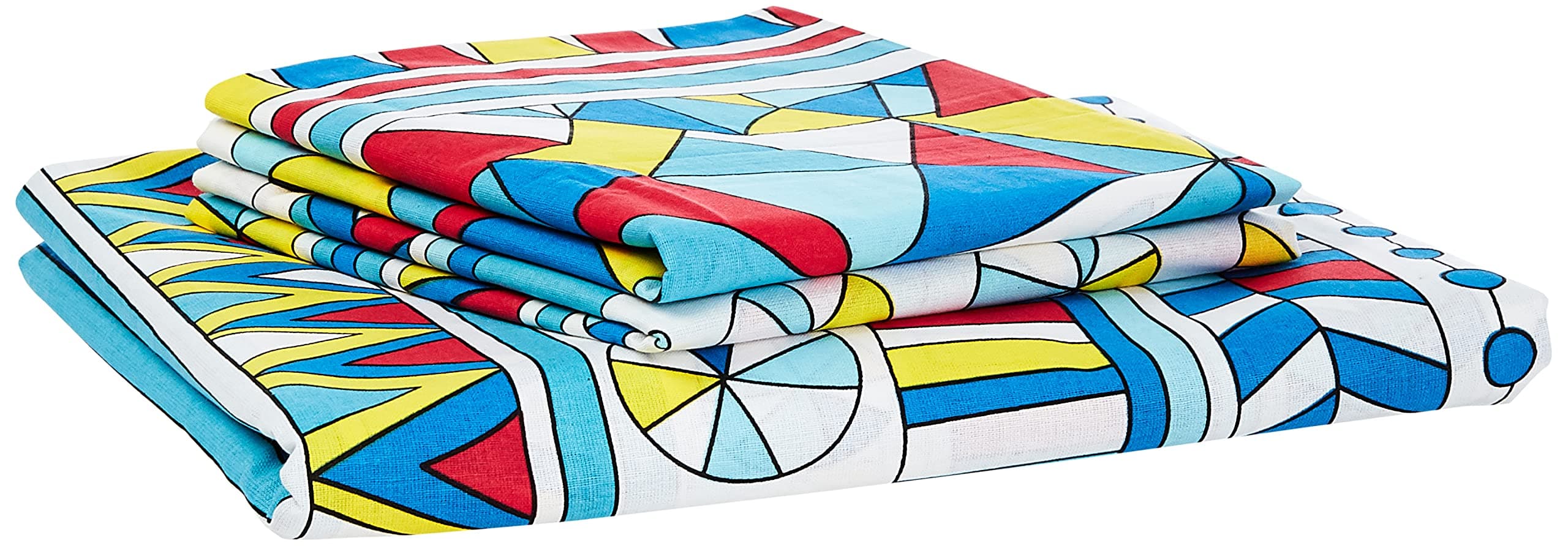 Divine Casa Double Bedding Set, Multi-Colour, 222 X 254 cm, Mg1140, 3 Pieces