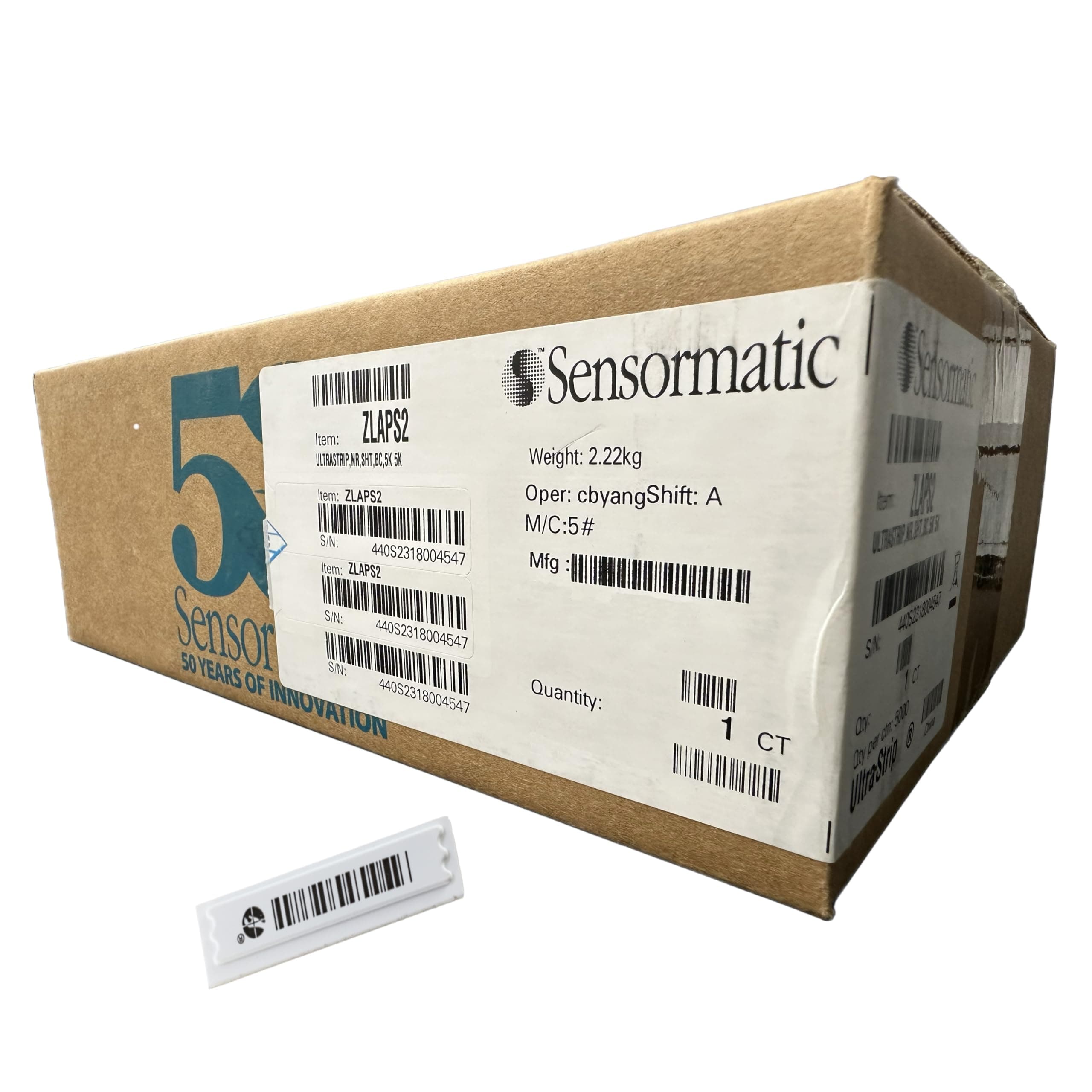 FerlabelSecurity Tag, Mini Ultrastrip II Labels with Fake Barcode, Pack of 5000