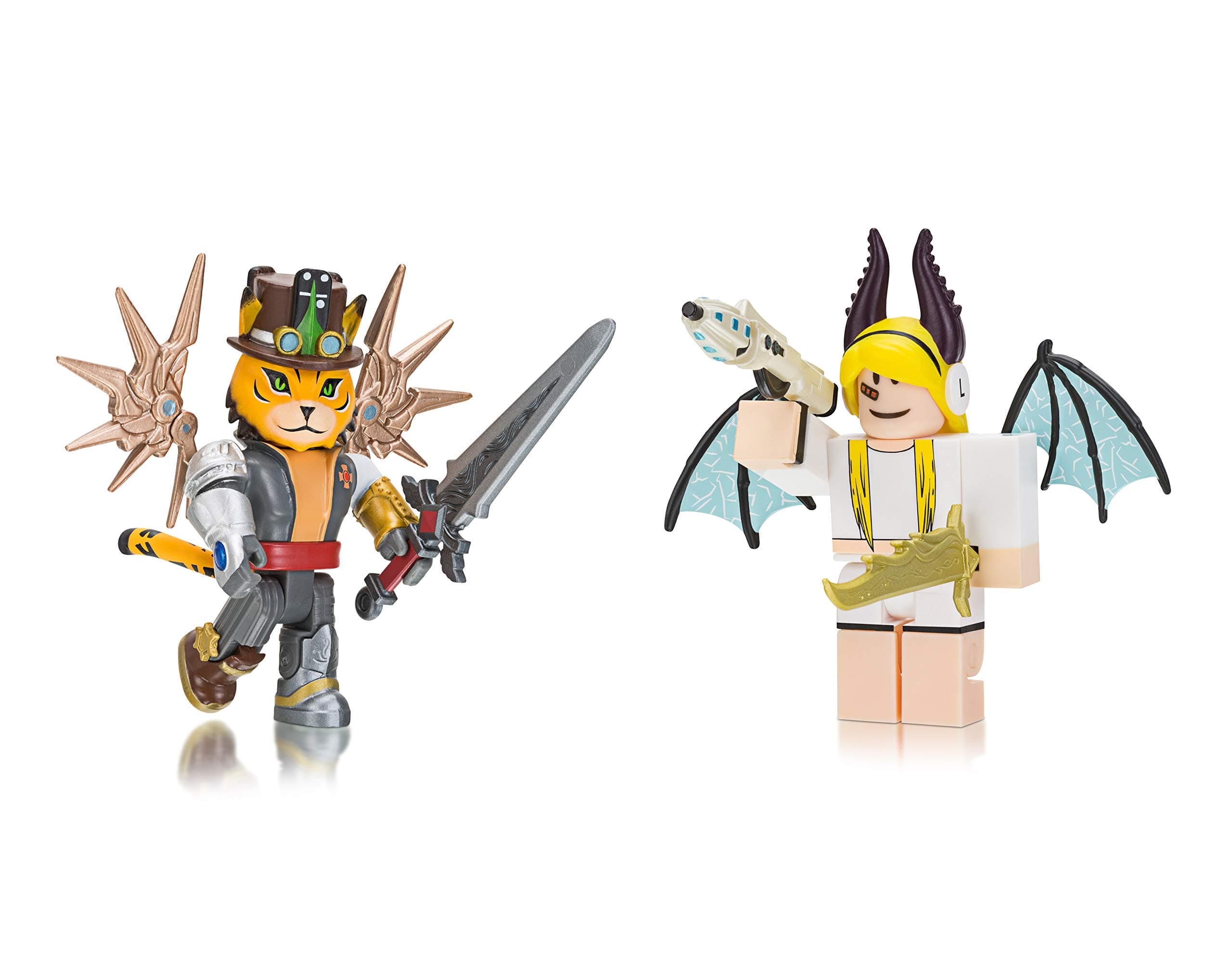 Roblox Celebrity Collection - TigerCaptain + Erythia Two Figure Bundle [Includes 2 Exclusive Virtual Items]