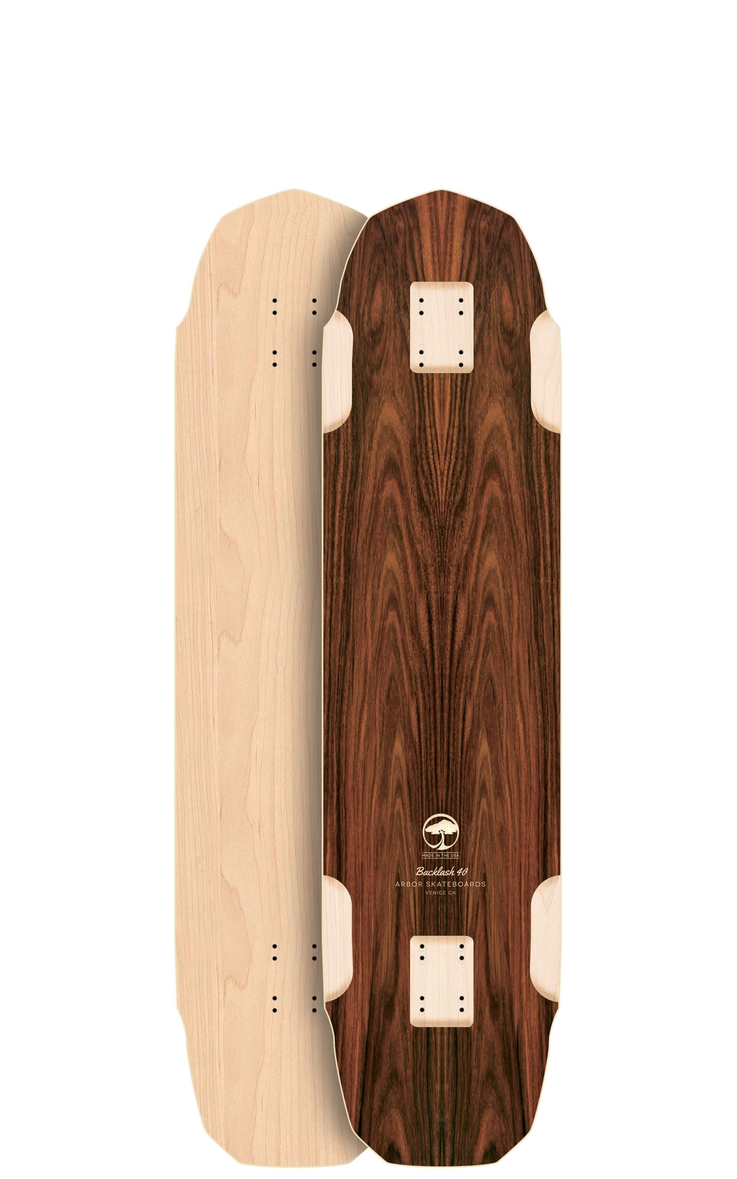 Arbor Backlash Longboard Deck Skateboard 40 inch Multicolour