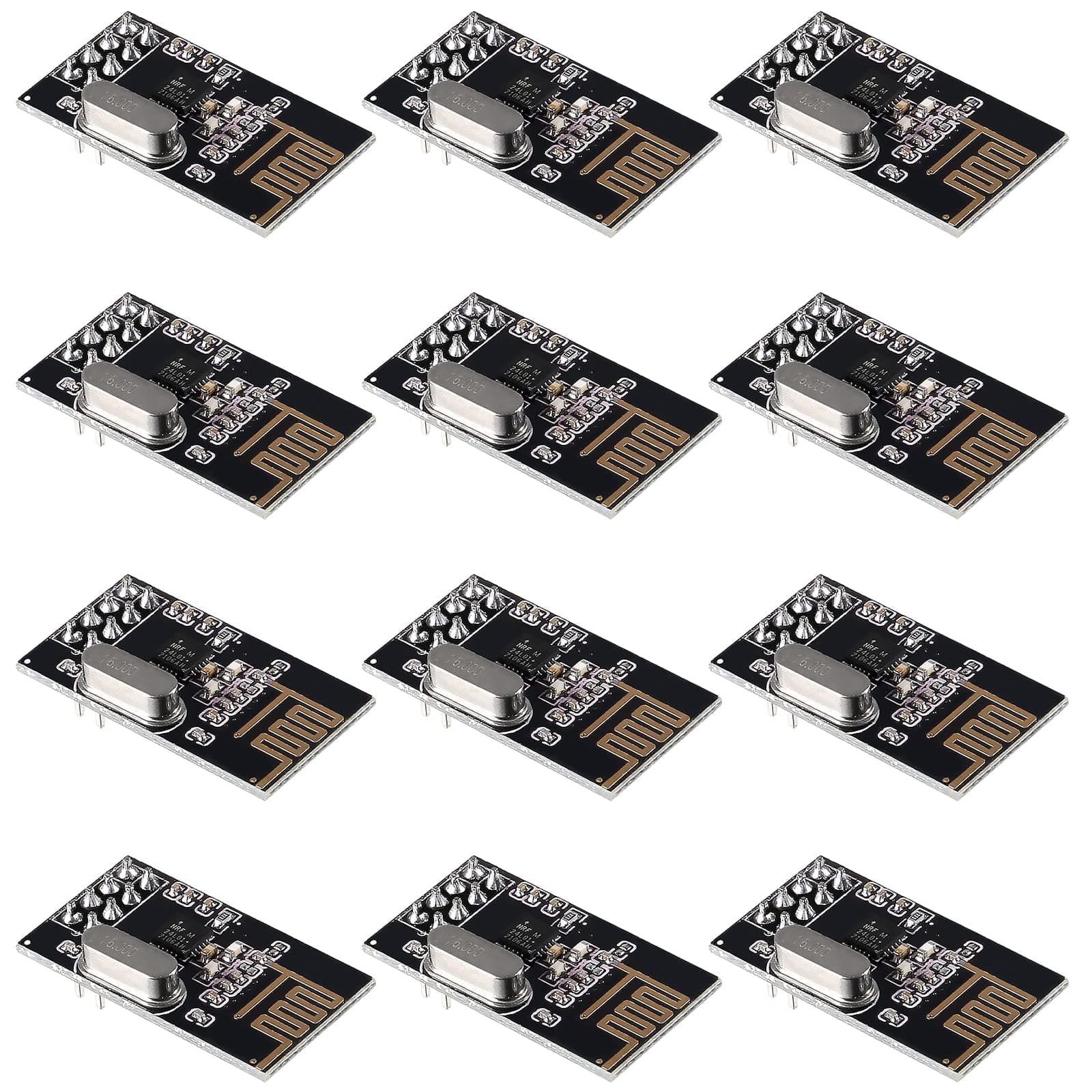 Alinan 12pcs NRF24L01+ 2.4GHz Wireless RF Transceiver Module Wireless Data Transmission Module