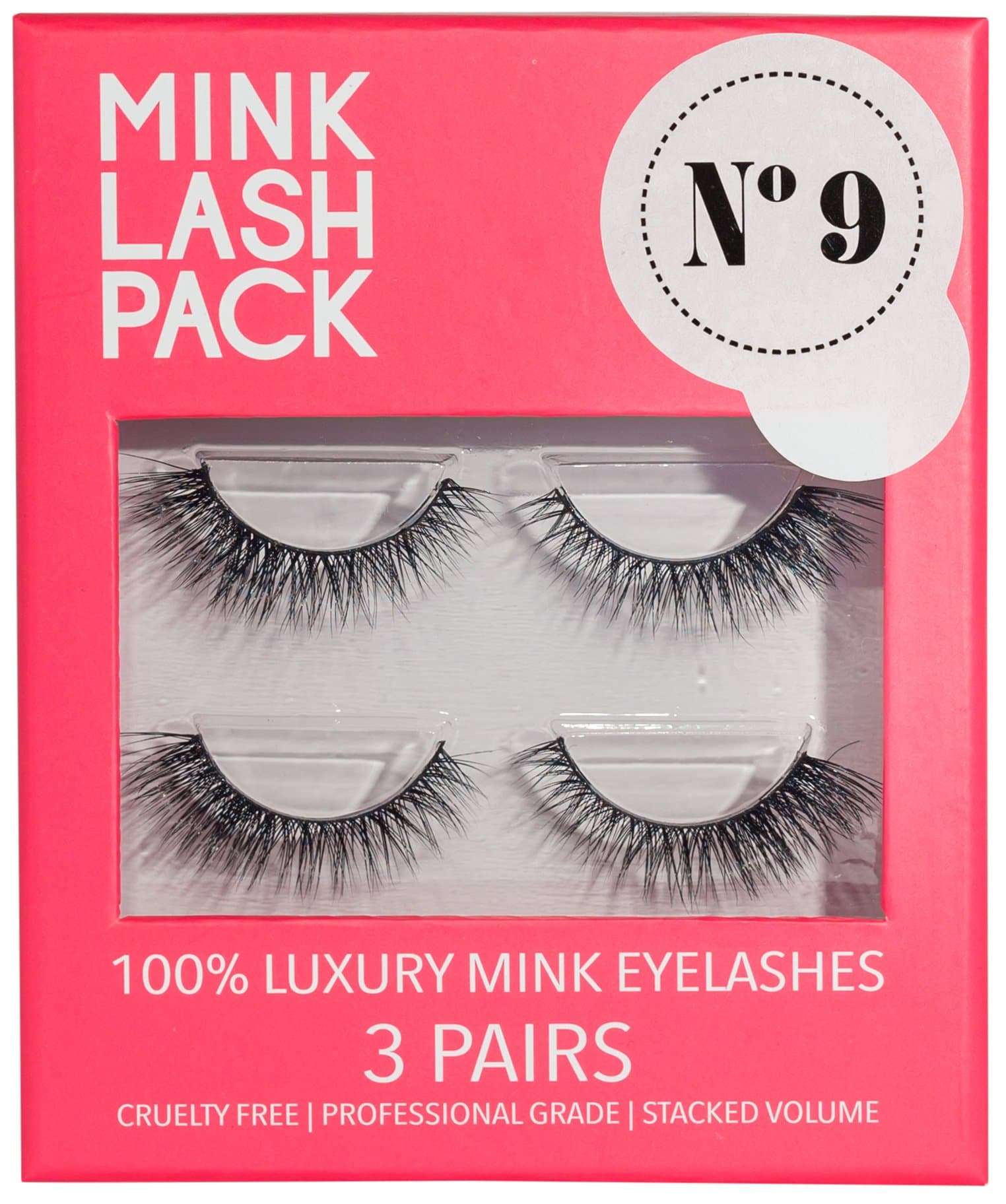 False Eyelashes by Mink Lash Pack - 3 pairs in a pack. Celebrity Beauty Secret, Make Up Artist Grade, Glam, Easy to Apply, All Day Comfort, Our Luxury Mink Lashes Turn Heads! 12 Diff Styles. Style 09