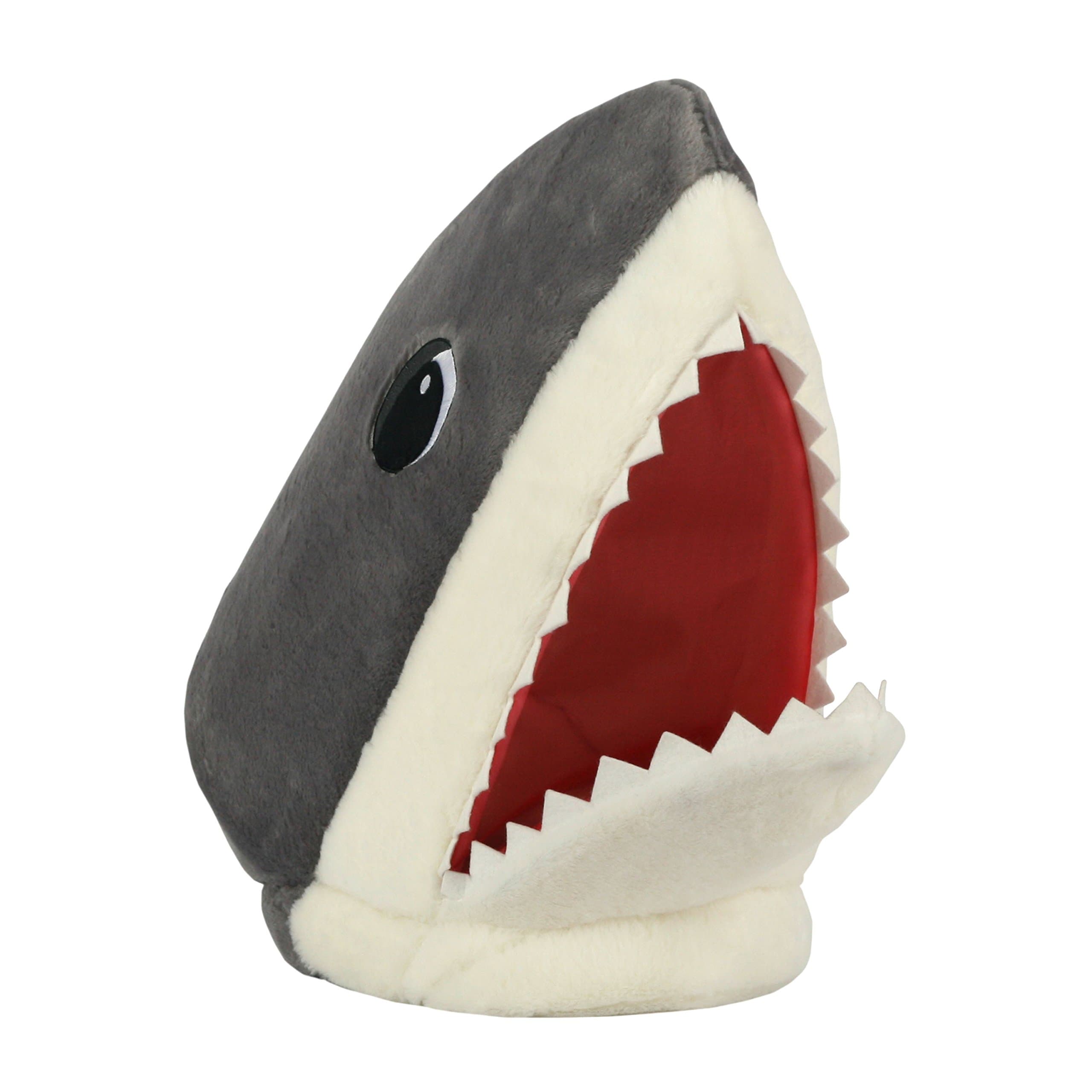 Maskimals Oversized Shark Plush Mask Grey