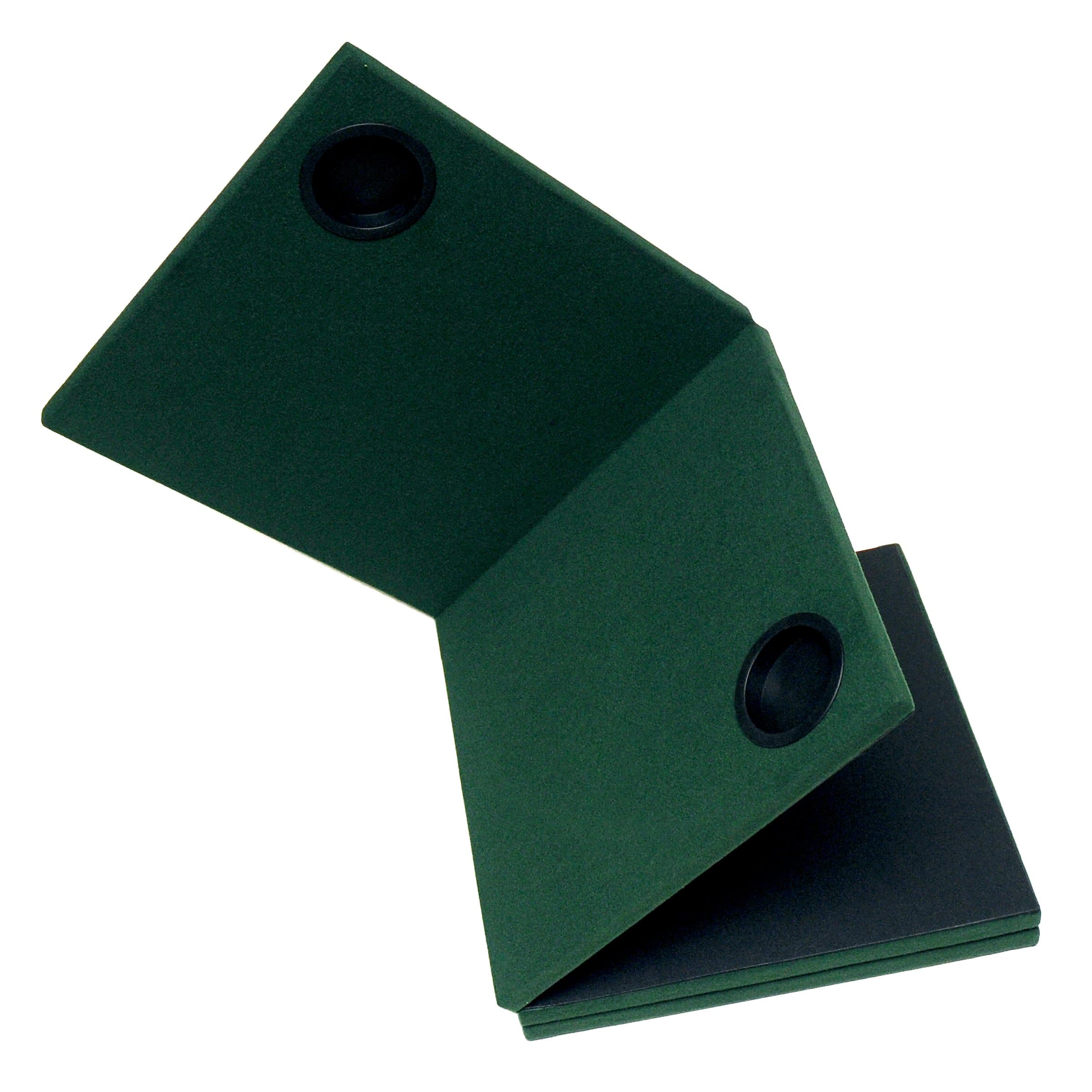 Winds Blow Mah Jongg Square Folding Tabletop with Built-in Cup Holders for Bridge Table or Card Table