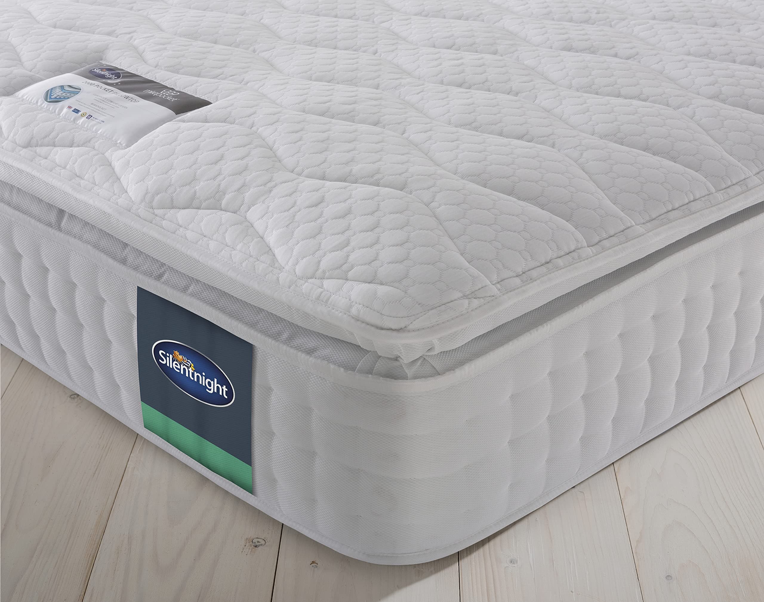2000 Eco Comfort Pillowtop Mattress, Medium, Double