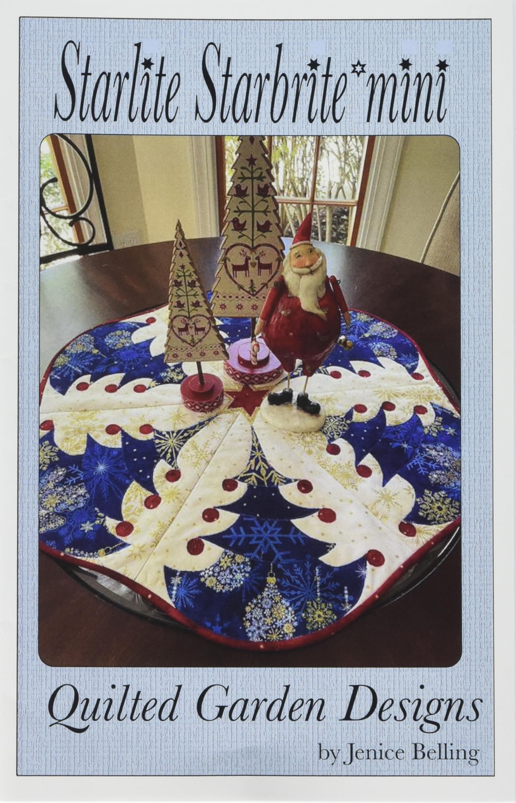 Quilted Garden Designs Starlite Starbrite-Mini Pattern, None